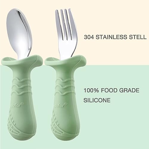 Toddler Fork & Spoon Utensil Set (6 Pack)