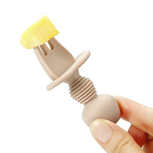 Silicone Baby Spoons and Fork Feeding Set(6pack)