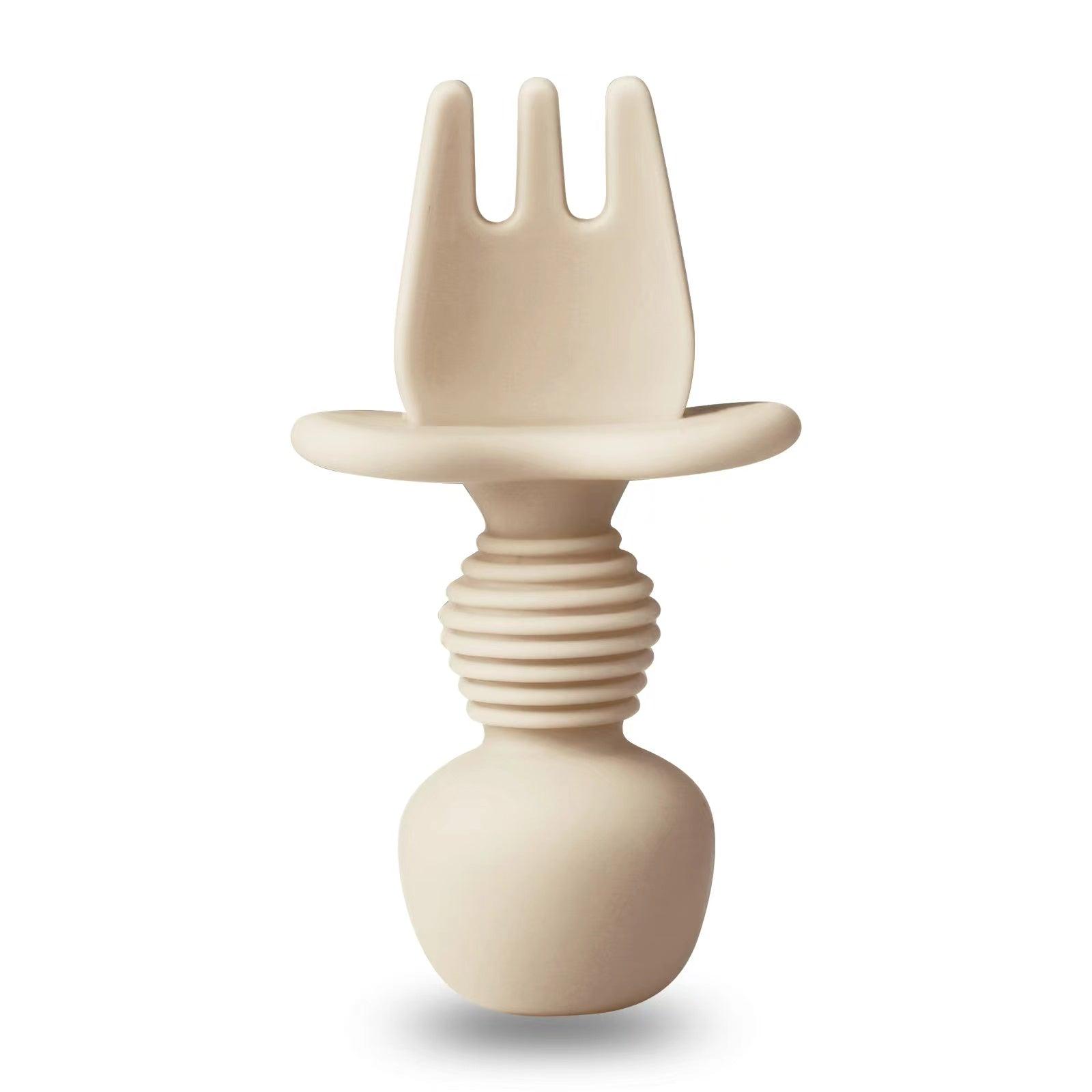 Silicone BLW Baby Spoons and Fork Feeding Set (6-Pack)