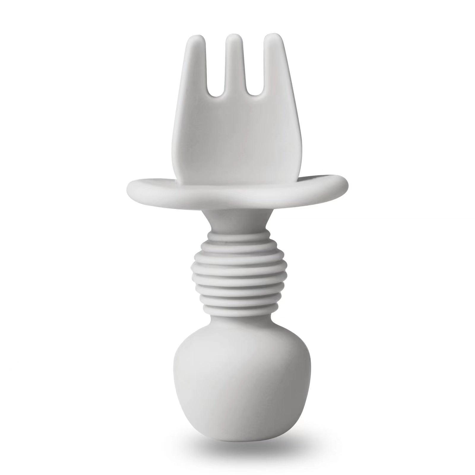 Silicone BLW Baby Spoons and Fork Feeding Set (6-Pack)