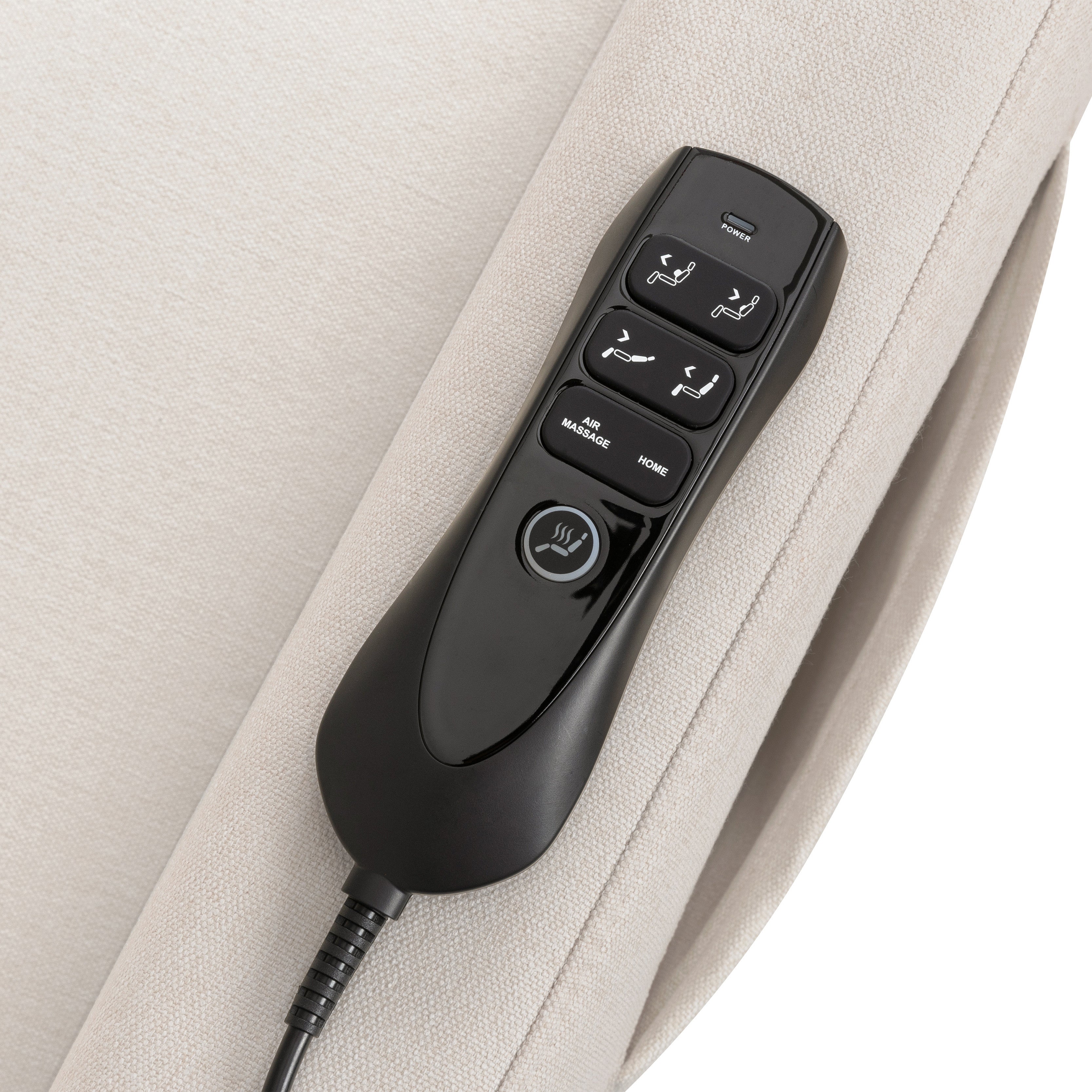 Deluxe Power Recliner and Swivel Glider with Heat and Massage