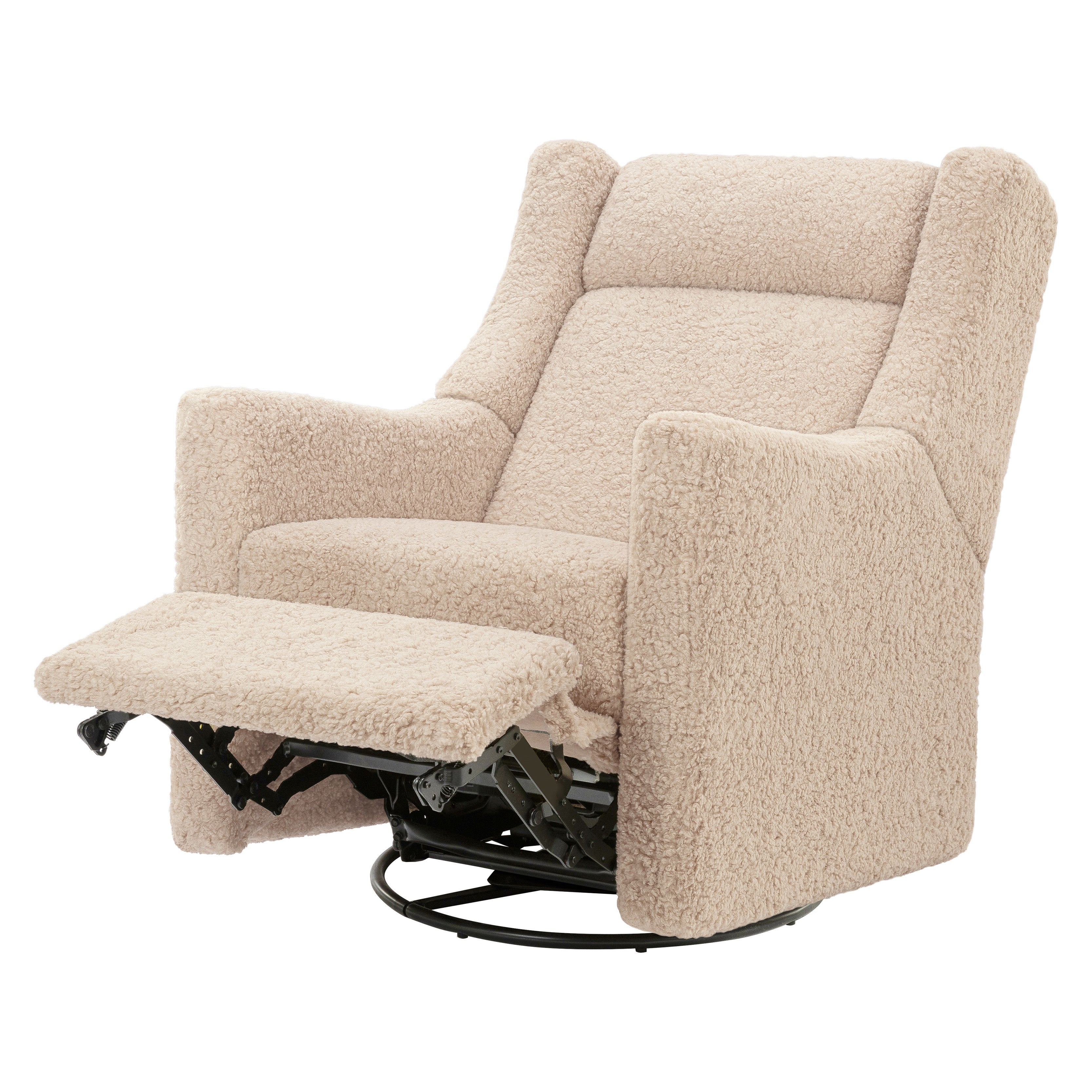 Deluxe Power Recliner and Swivel Glider with Heat and Massage