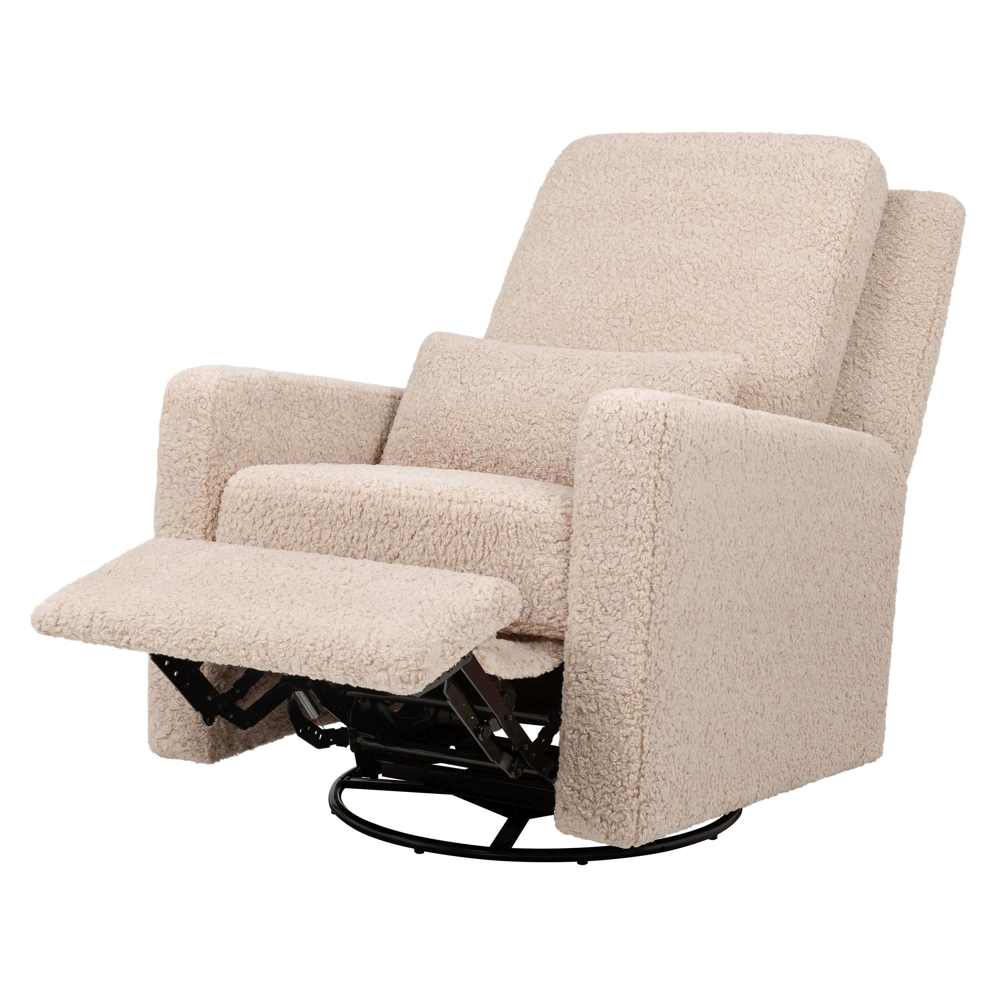 Recliner and Swivel Glider in Shearling