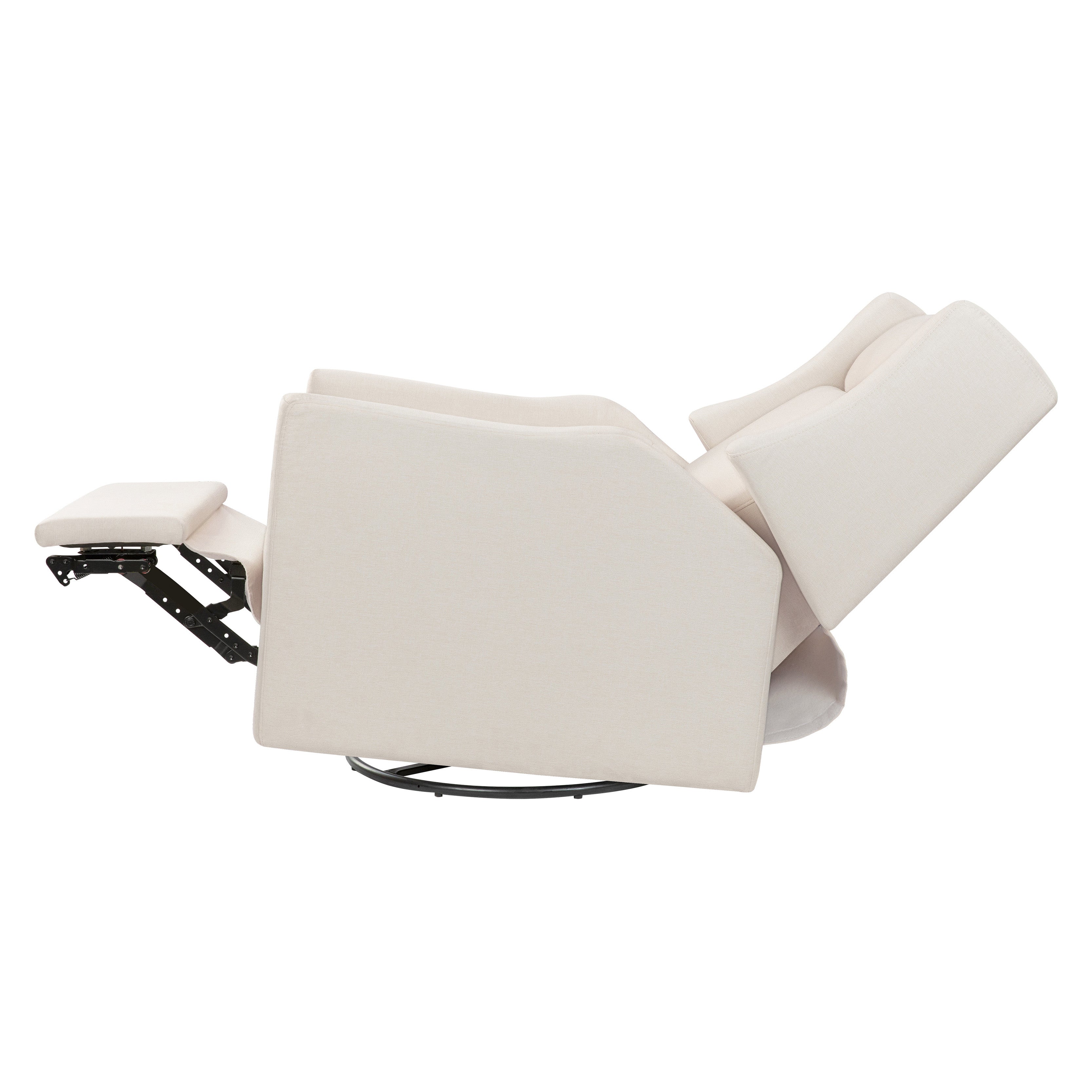 Deluxe Power Recliner and Swivel Glider with Heat and Massage