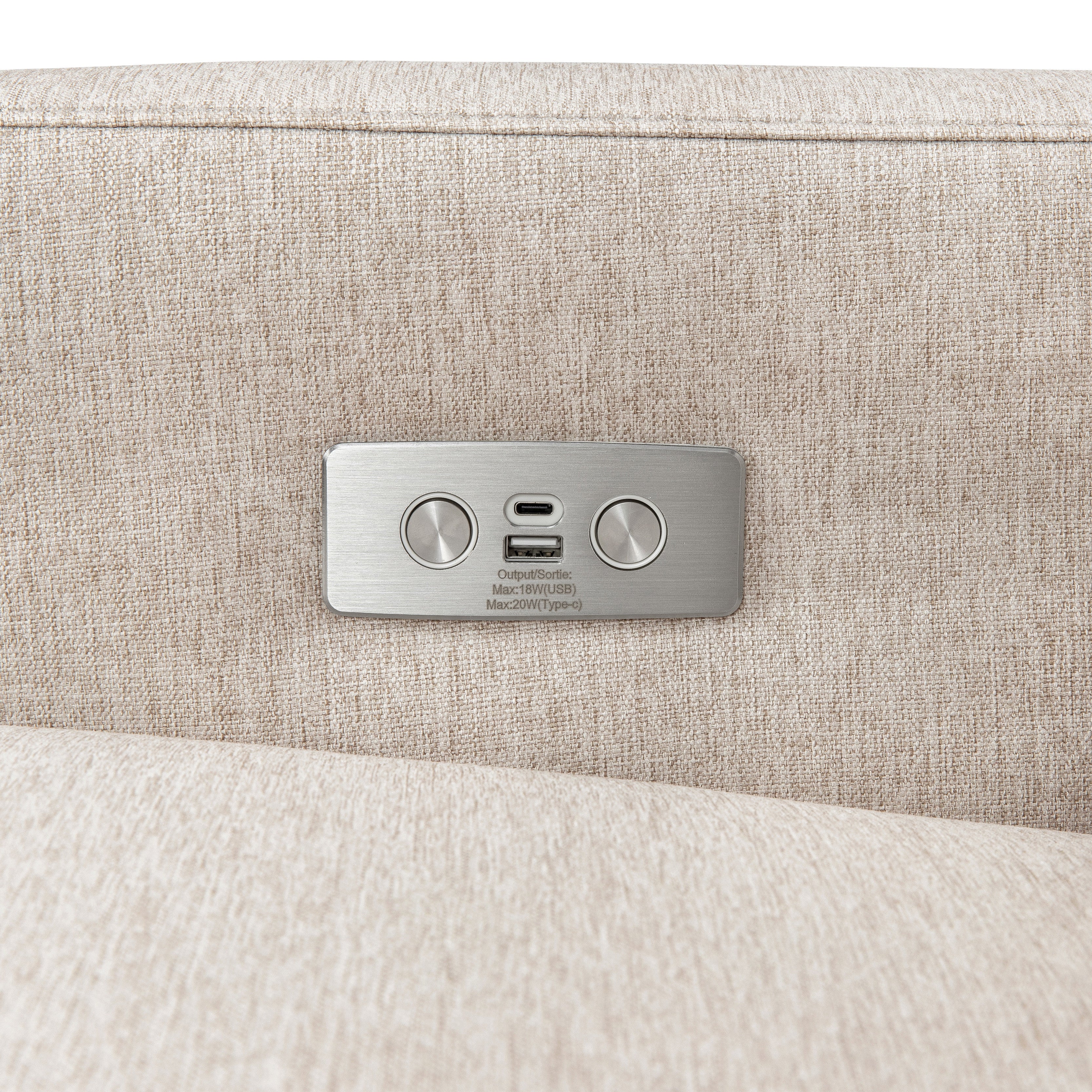 Electronic Recliner and Swivel Glider with USB port