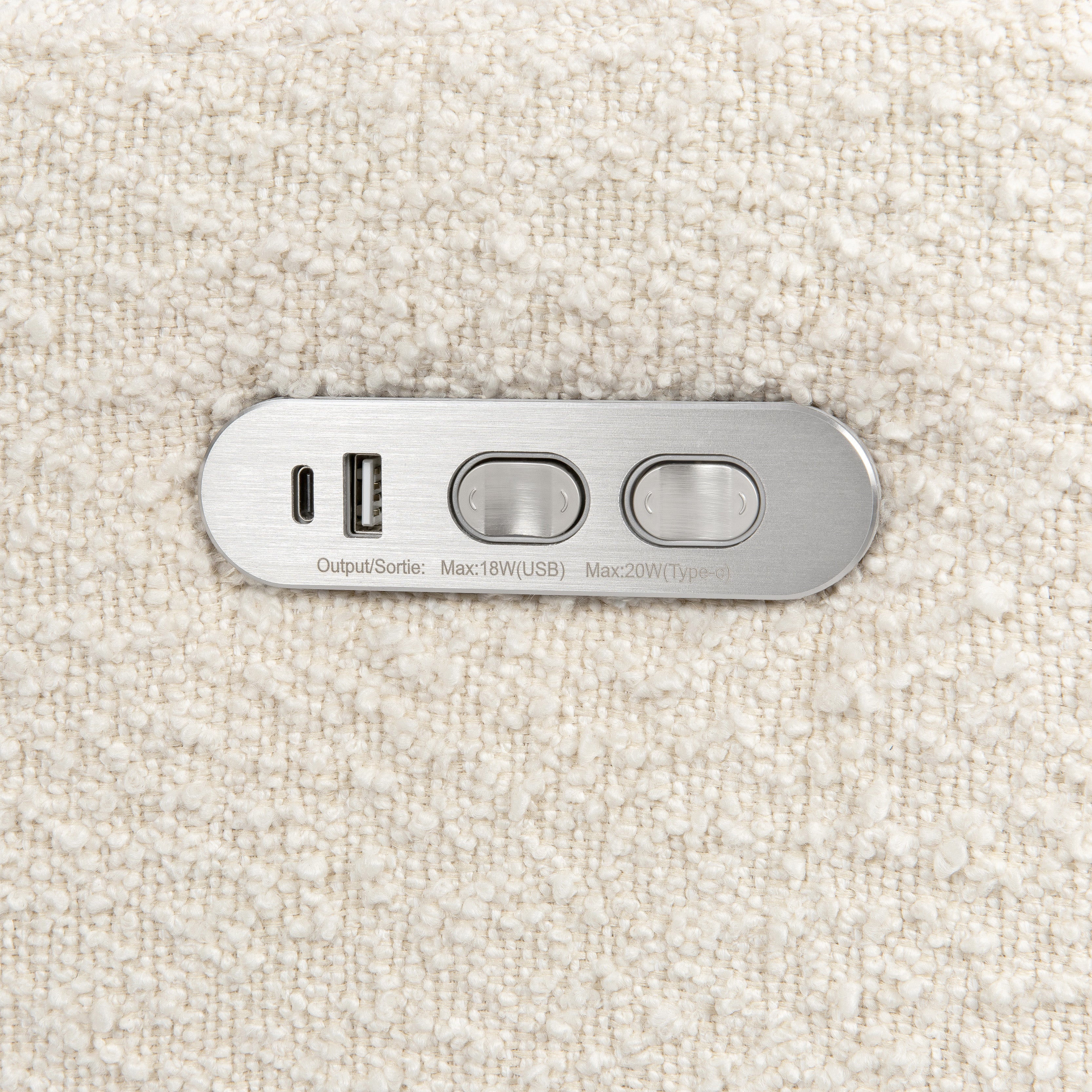 Kiwi Plus Power Recliner and Swivel Glider with Power Adjustable Headrest and USB Port