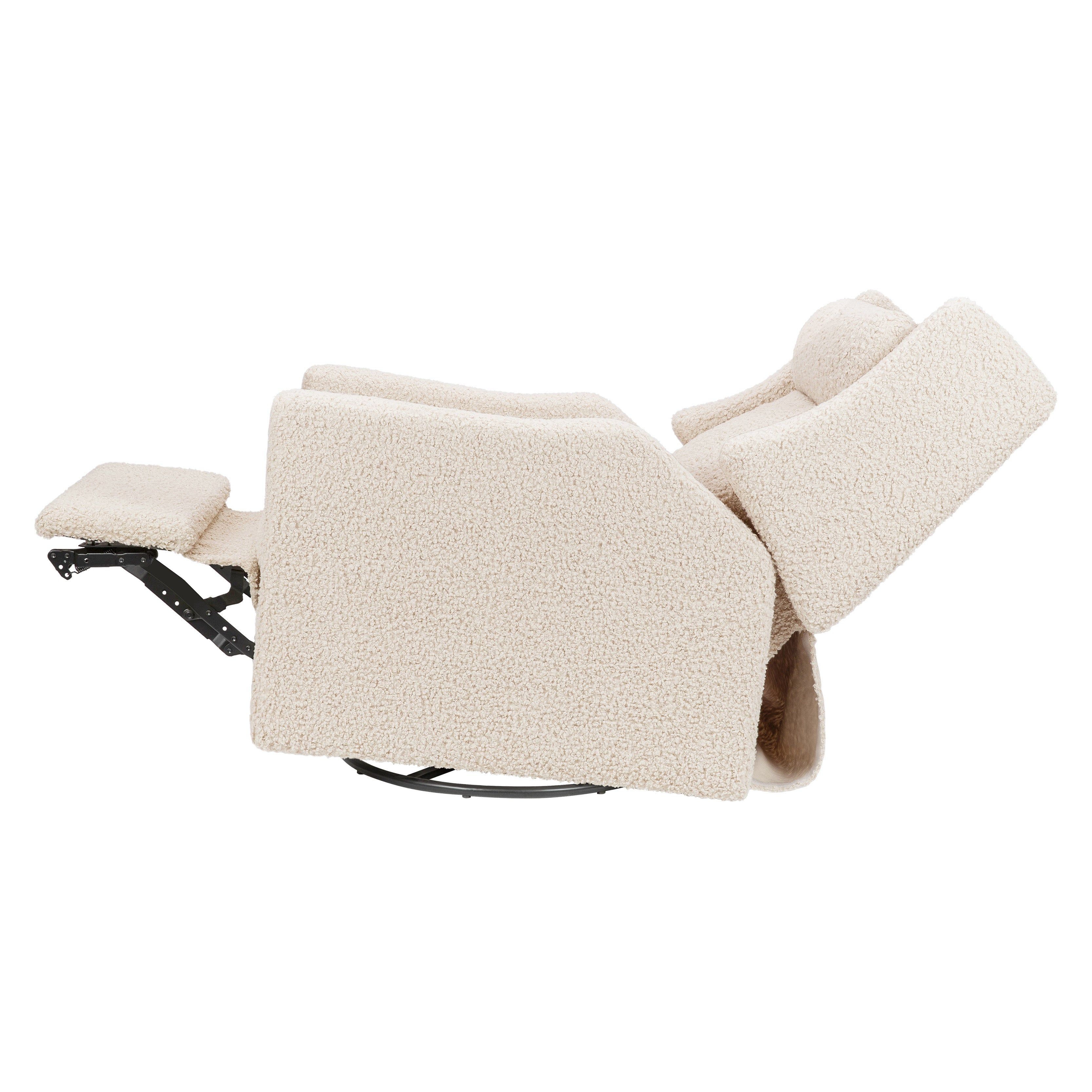 Deluxe Power Recliner and Swivel Glider with Heat and Massage