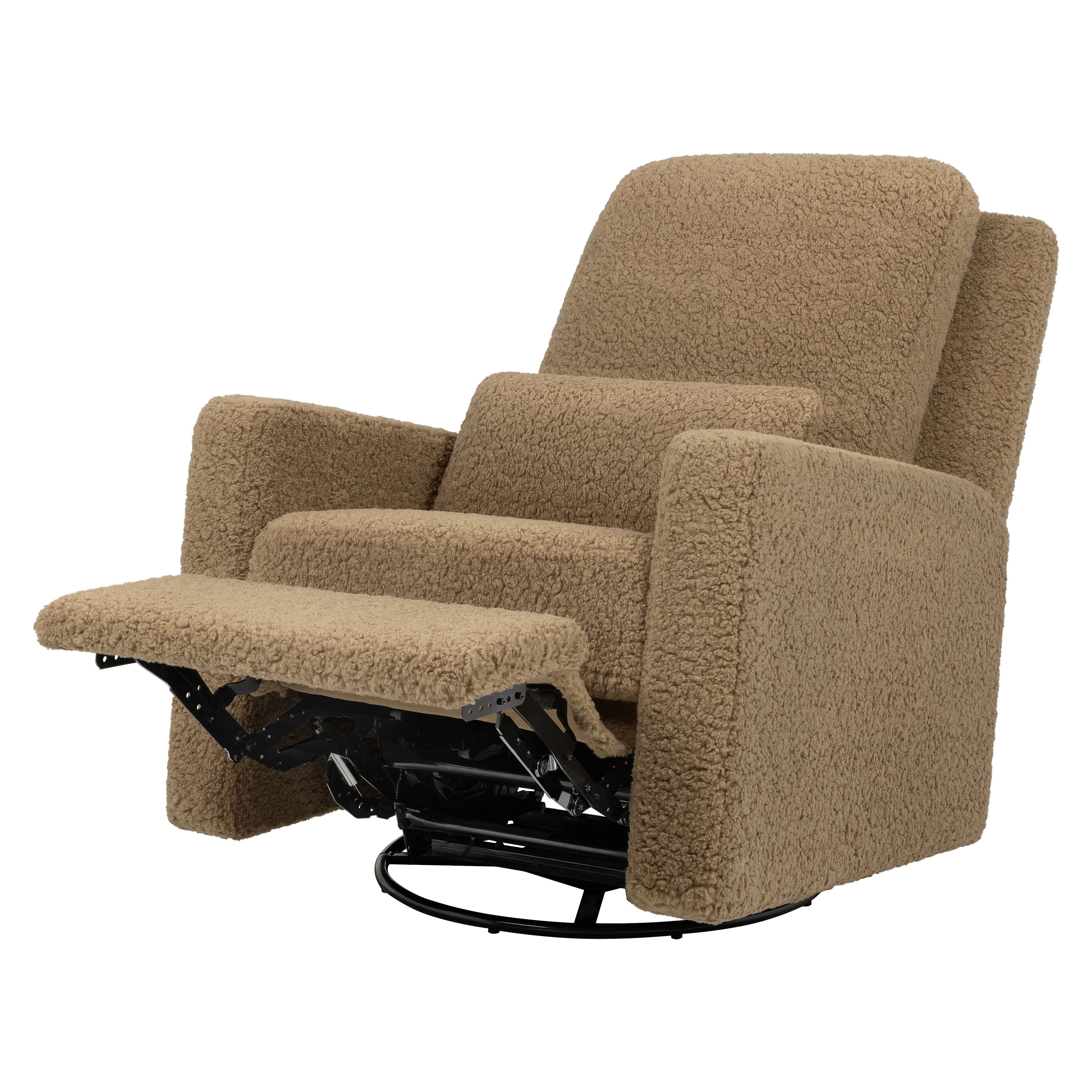 Recliner and Swivel Glider in Shearling
