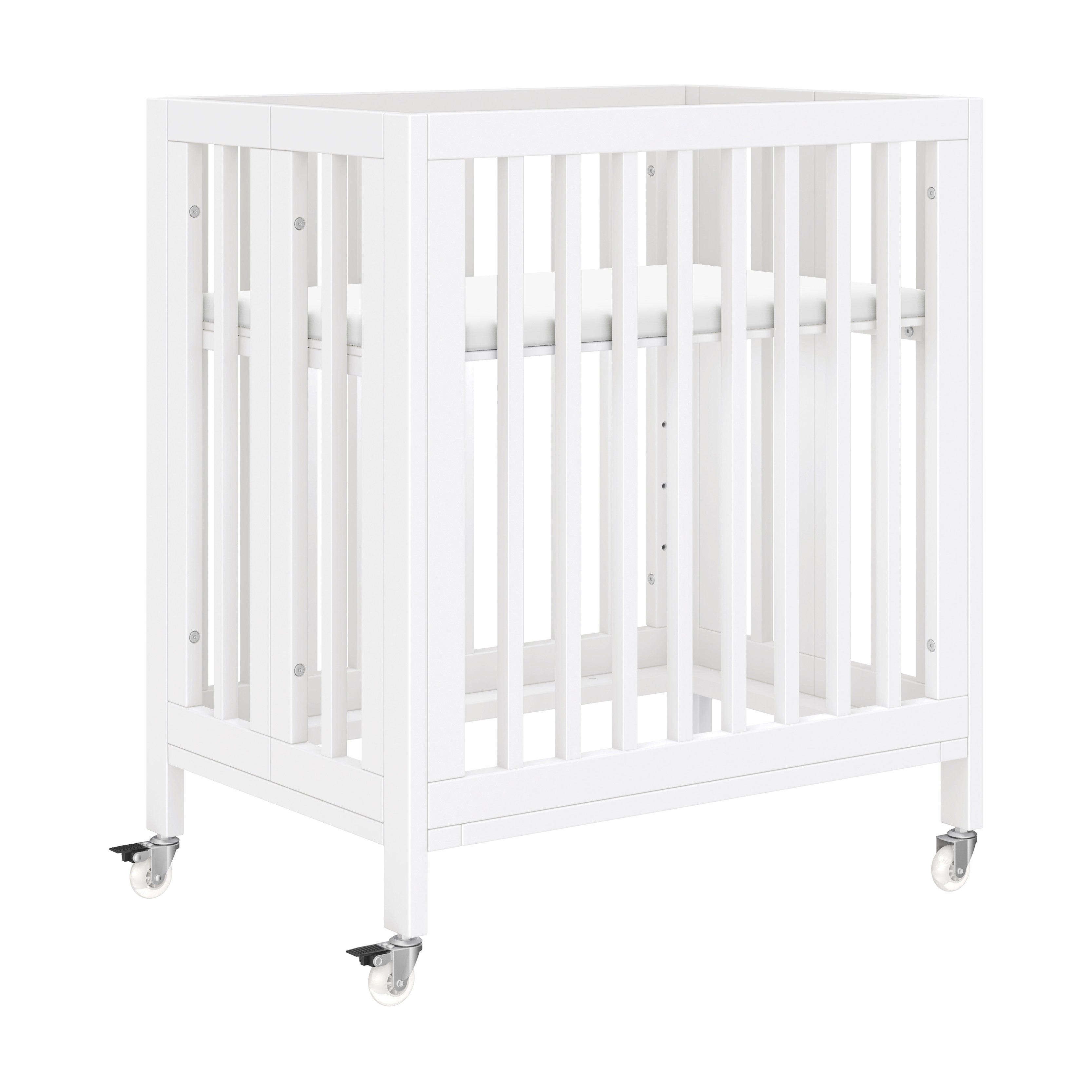 Rolli 9-in-1 Convertible All-Stages® Crib with Bassinet & Toddler Bed Conversion Kits