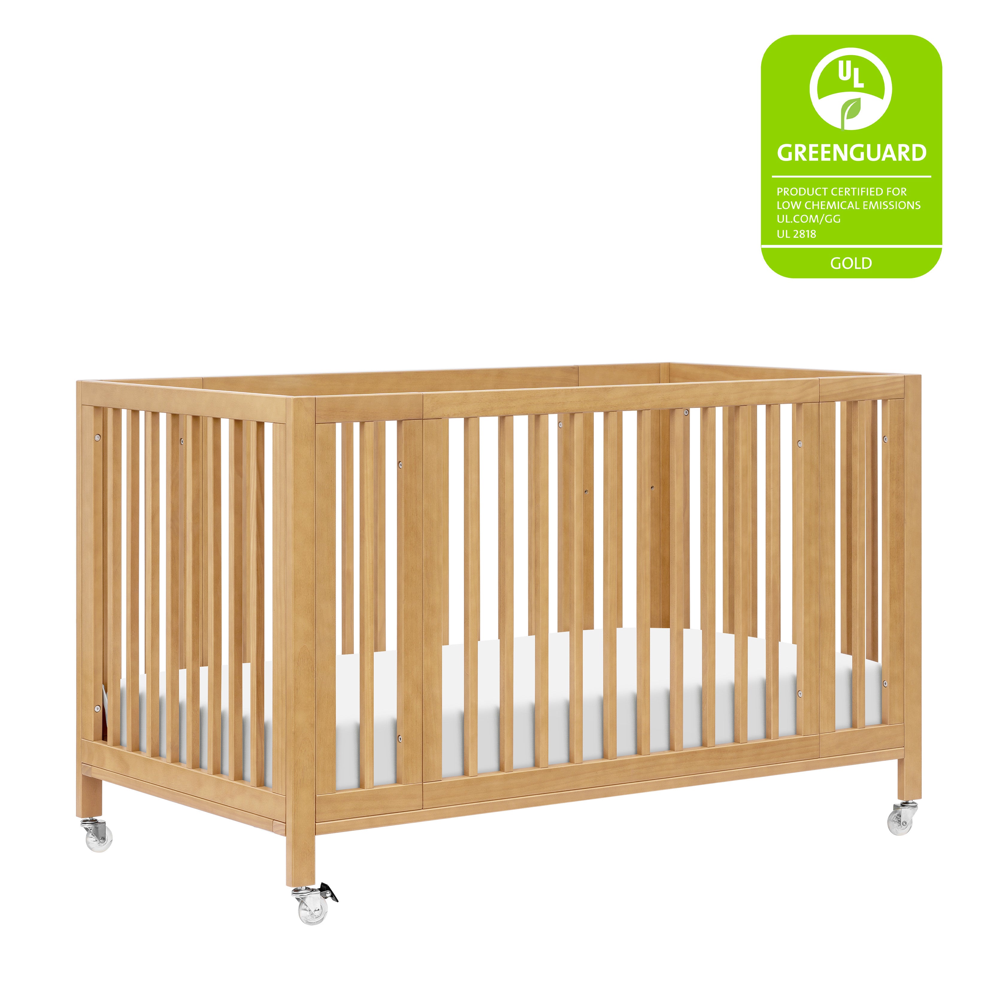 Rolli 9-in-1 Convertible All-Stages® Crib with Bassinet & Toddler Bed Conversion Kits
