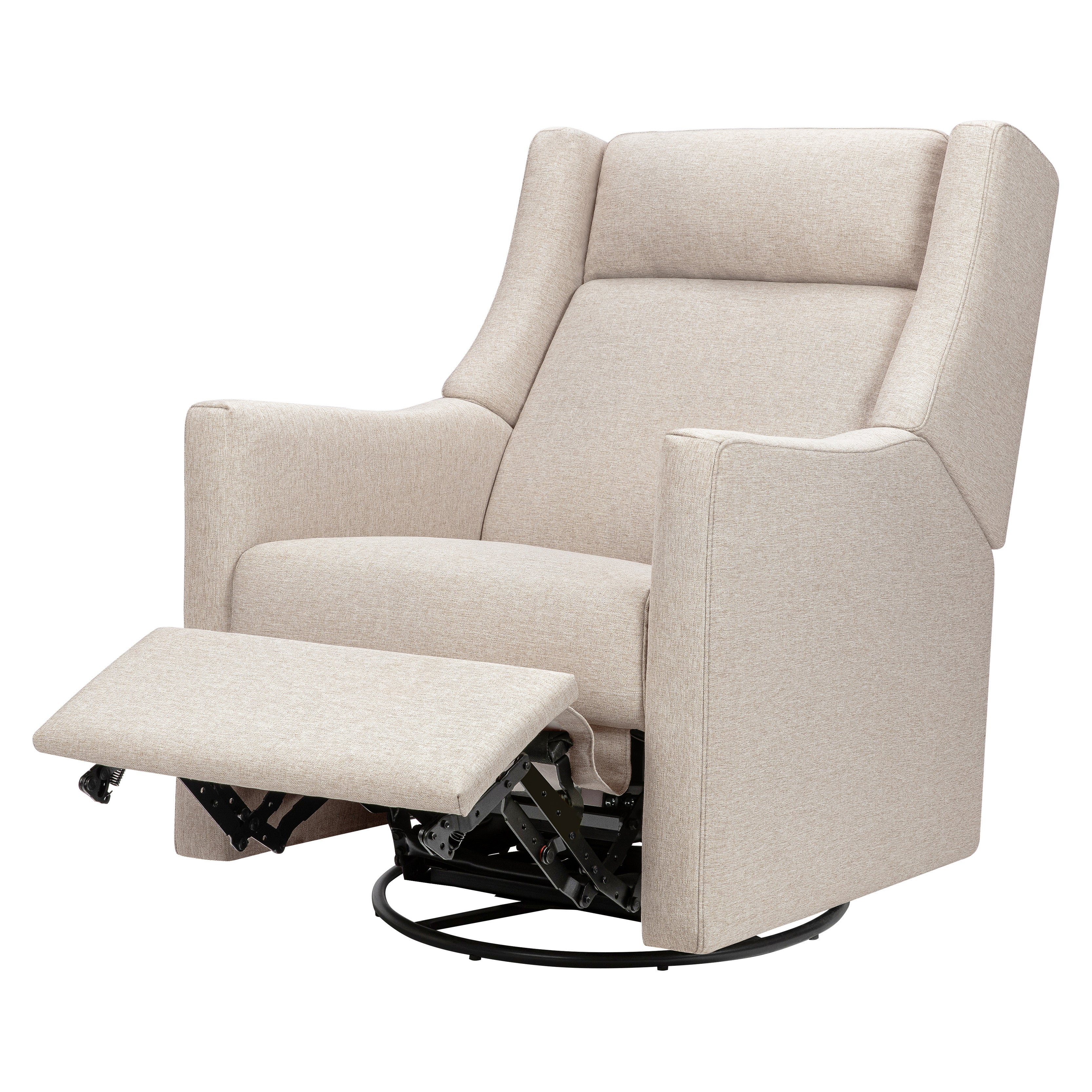 Deluxe Power Recliner and Swivel Glider with Heat and Massage