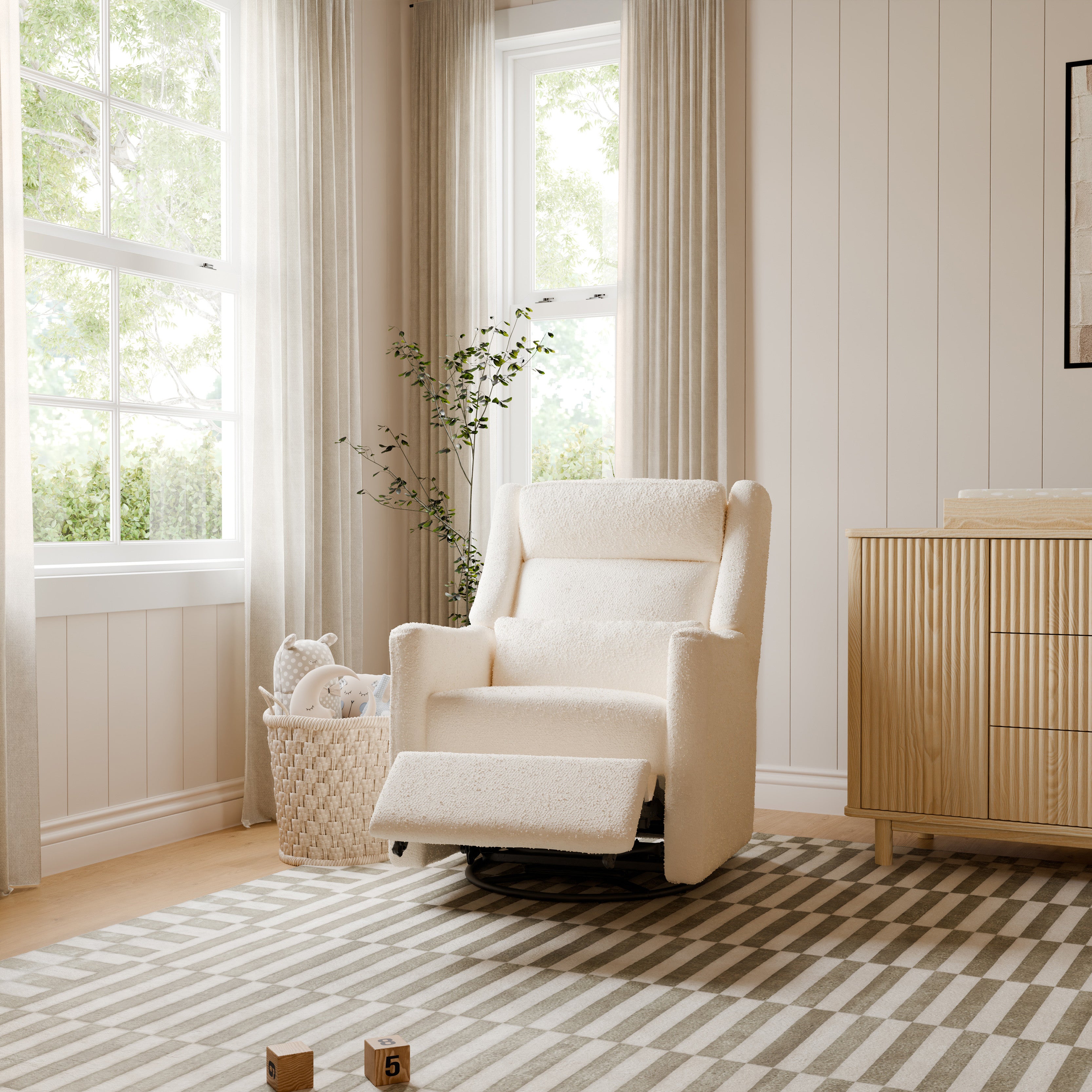 Kiwi Plus Power Recliner and Swivel Glider with Power Adjustable Headrest and USB Port