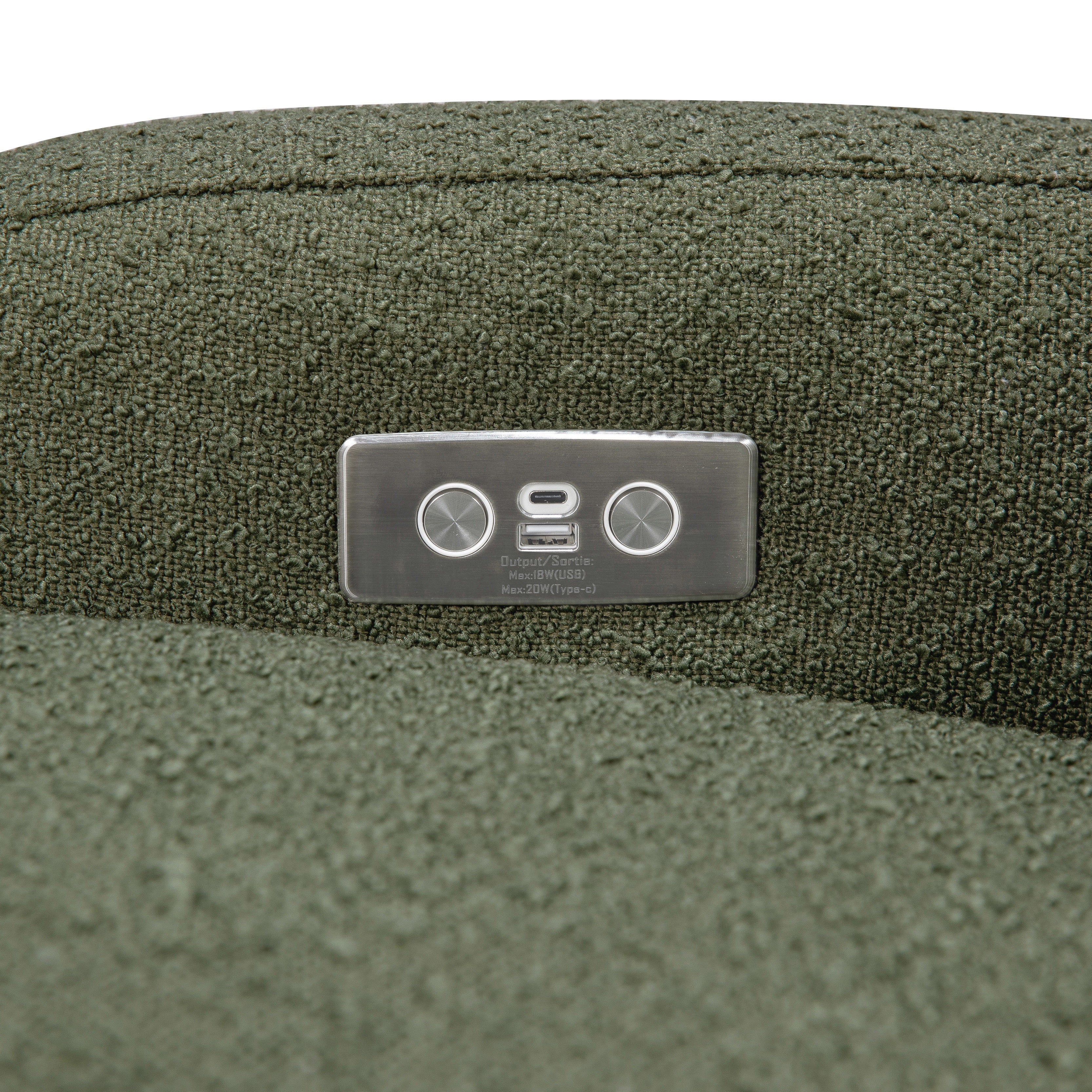 Electronic Recliner and Swivel Glider Recliner with USB port