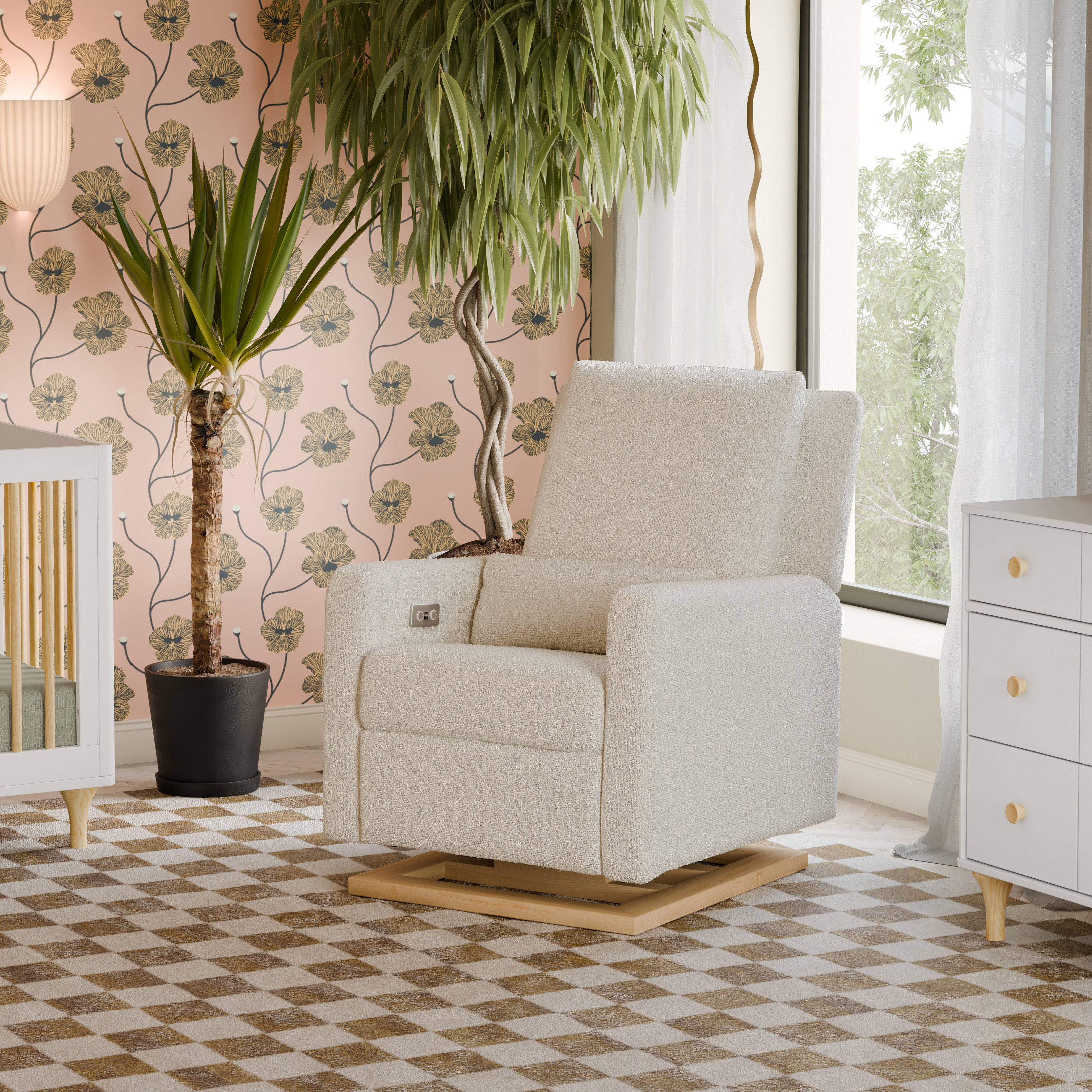 Electronic Recliner and Glider with USB Port