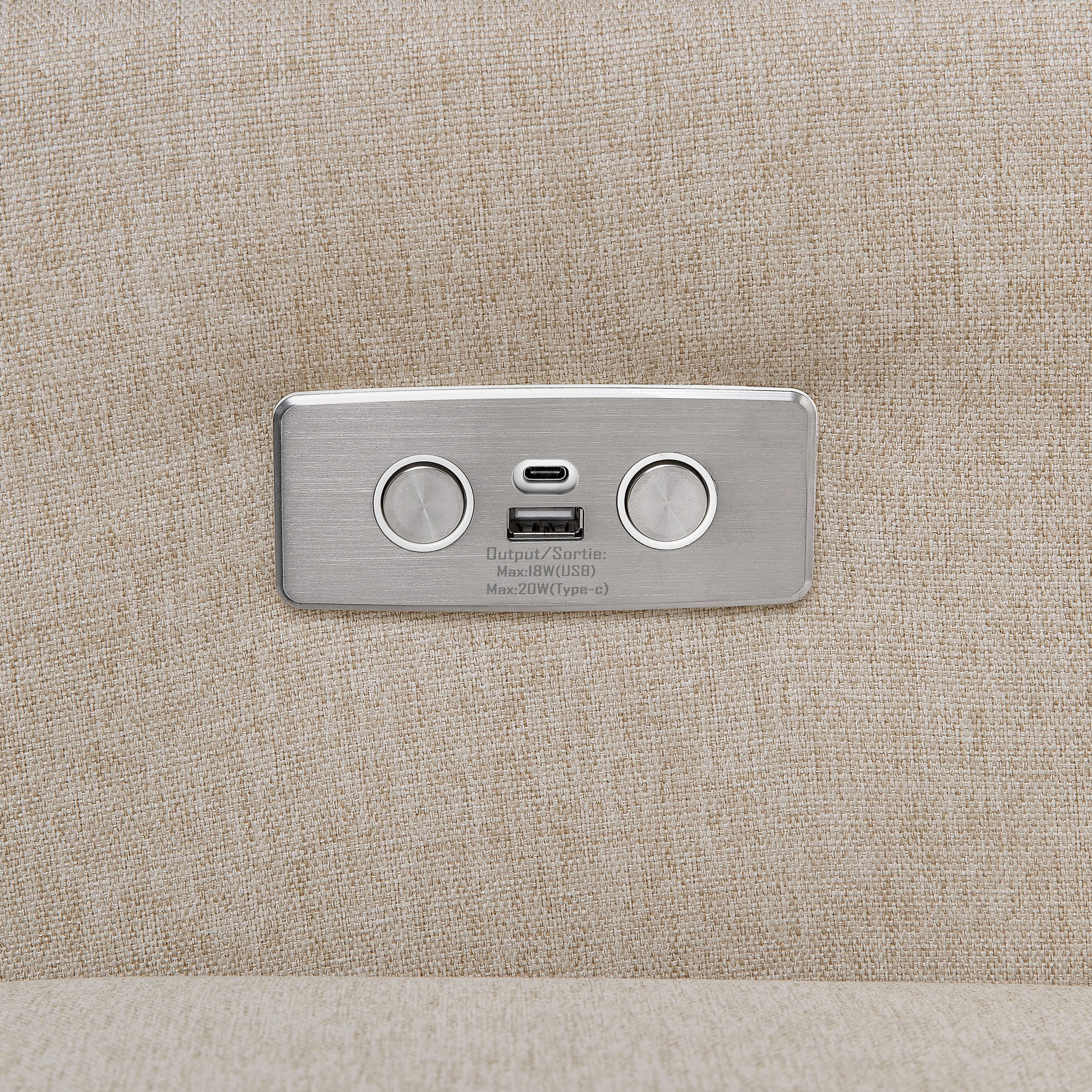 Electronic Recliner and Swivel Glider with USB port