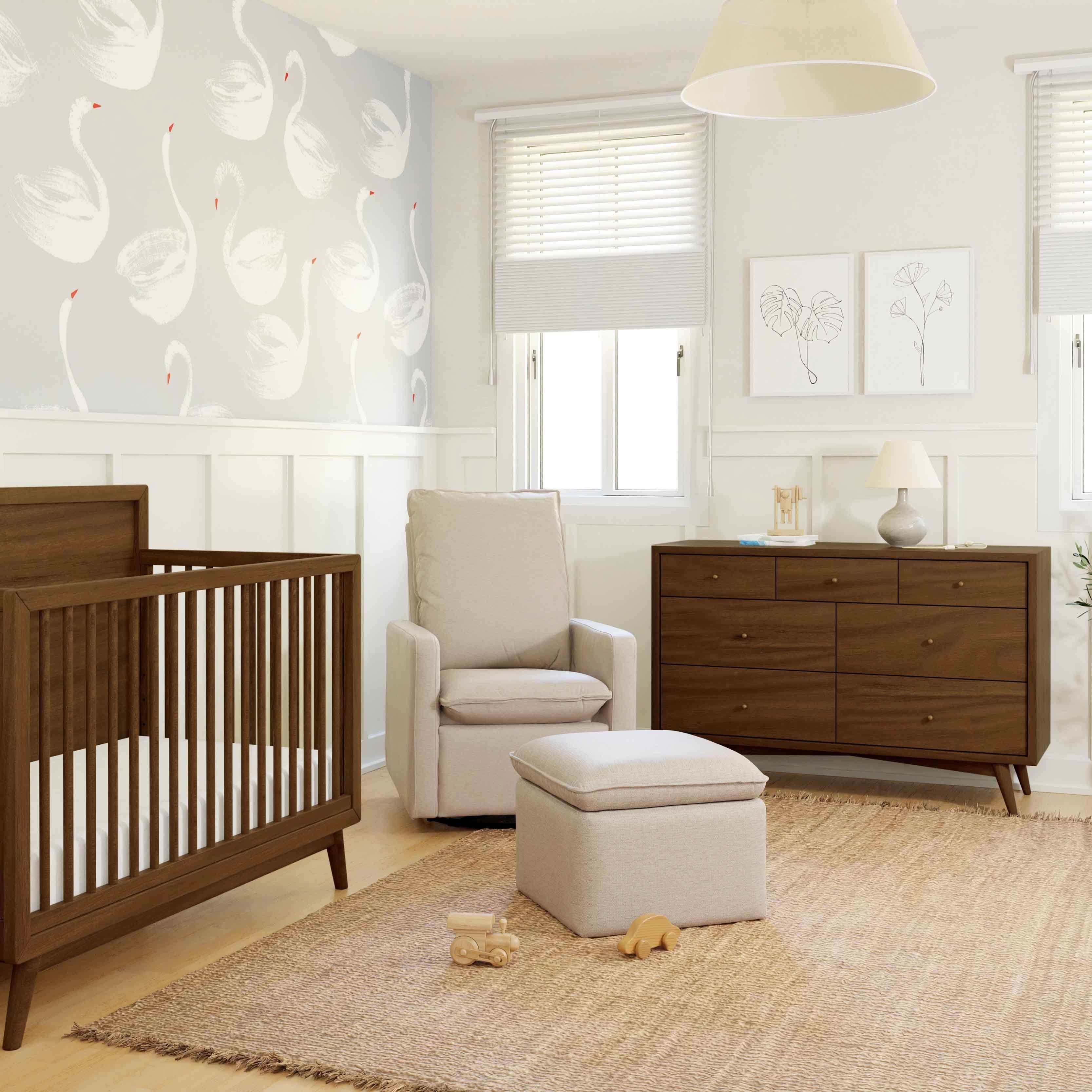 Storage Ottoman in Eco-Performance Fabric | Water Repellent & Stain Resistant