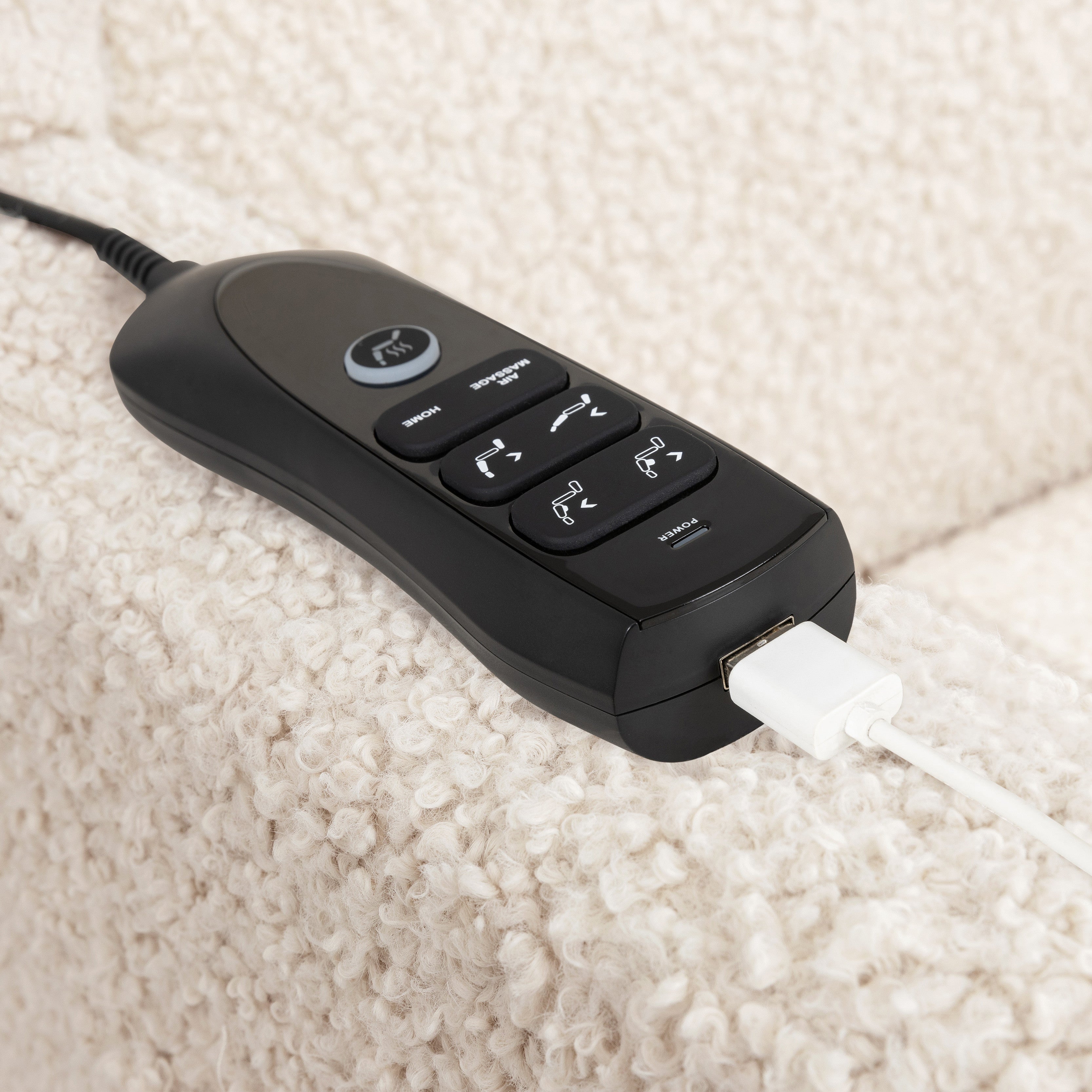 Deluxe Power Recliner and Swivel Glider with Heat and Massage