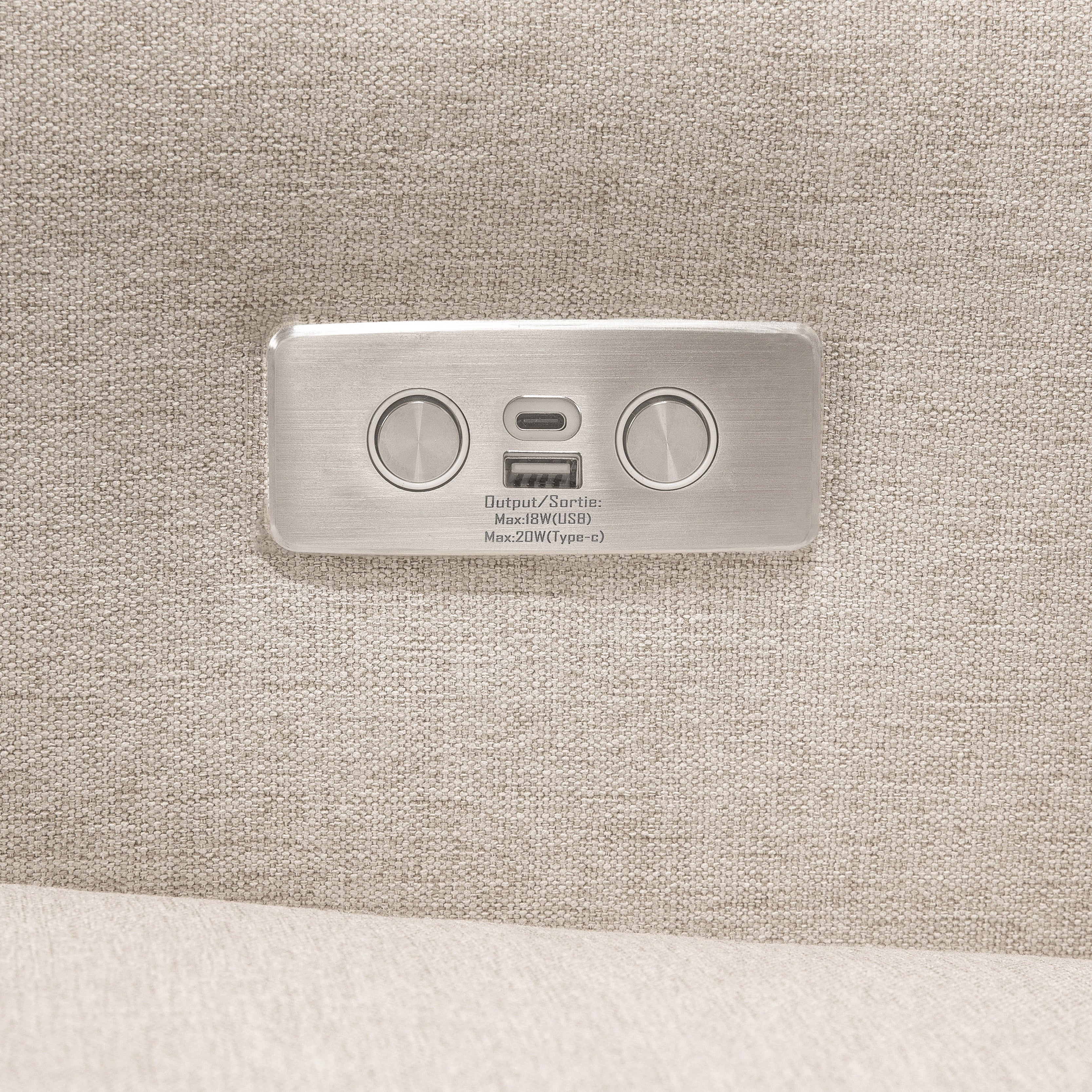 Electronic Recliner and Glider with USB Port