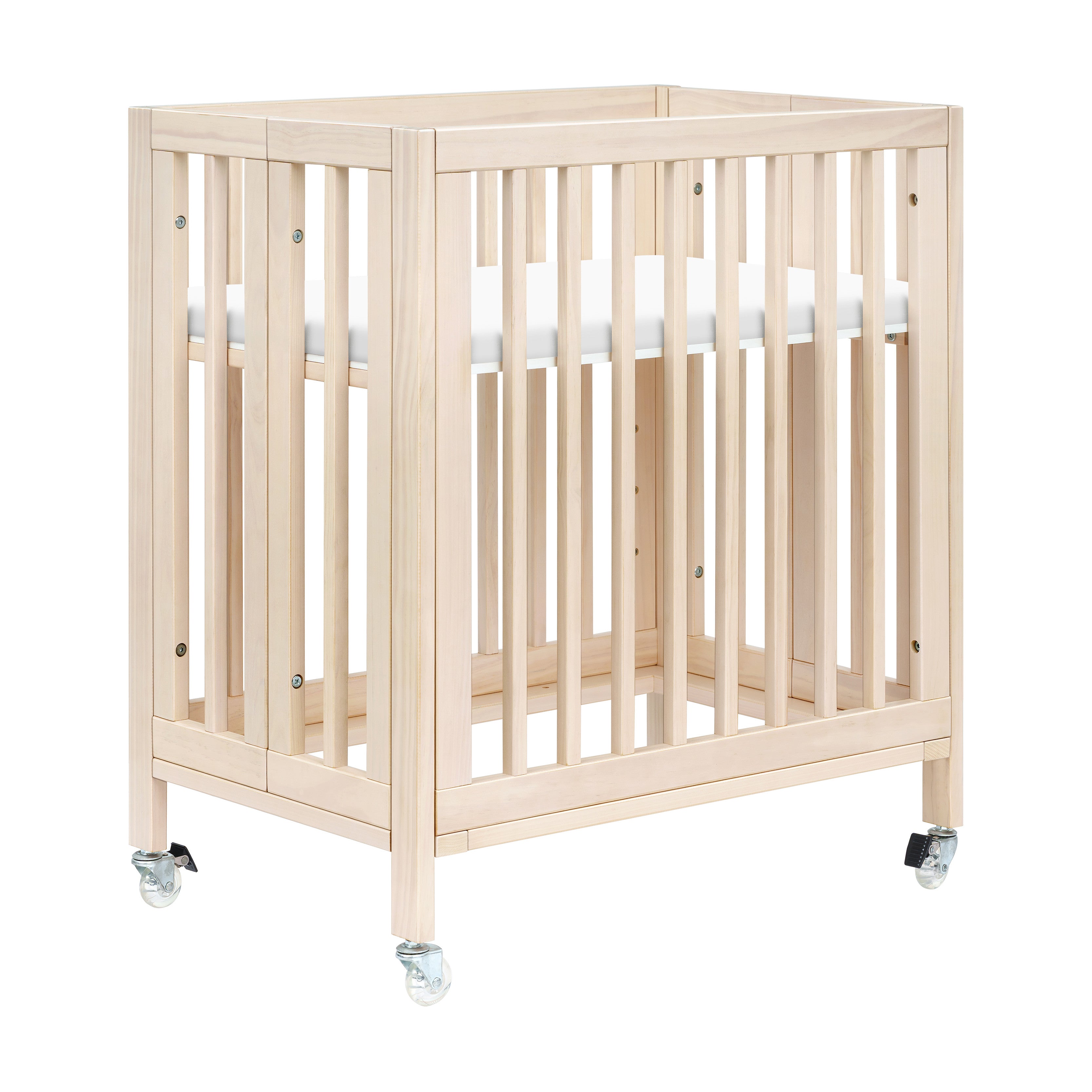 Rolli 9-in-1 Convertible All-Stages® Crib with Bassinet & Toddler Bed Conversion Kits