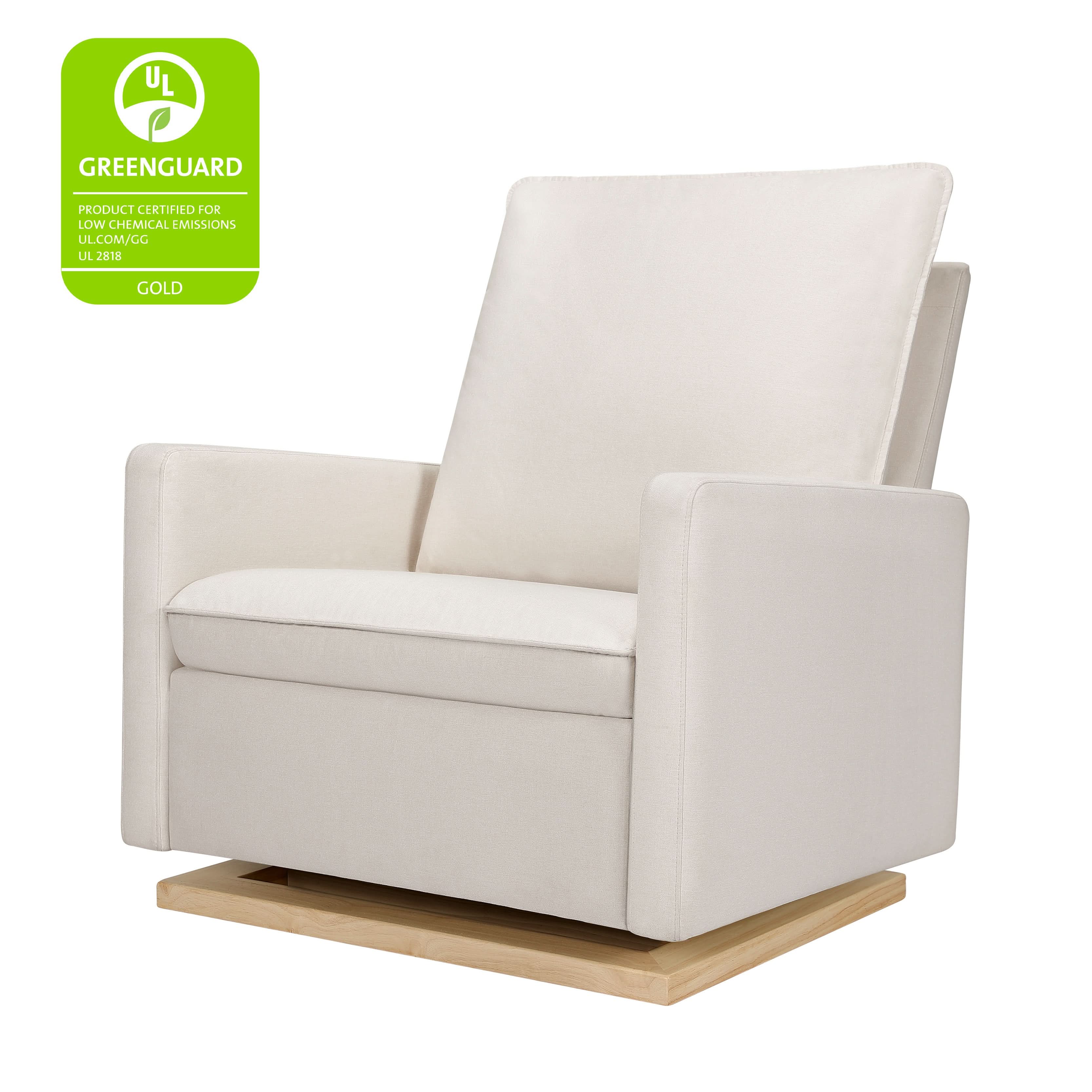 Pillowback Chair and a Half Glider in Eco-Performance Fabric | Water Repellent & Stain Resistant
