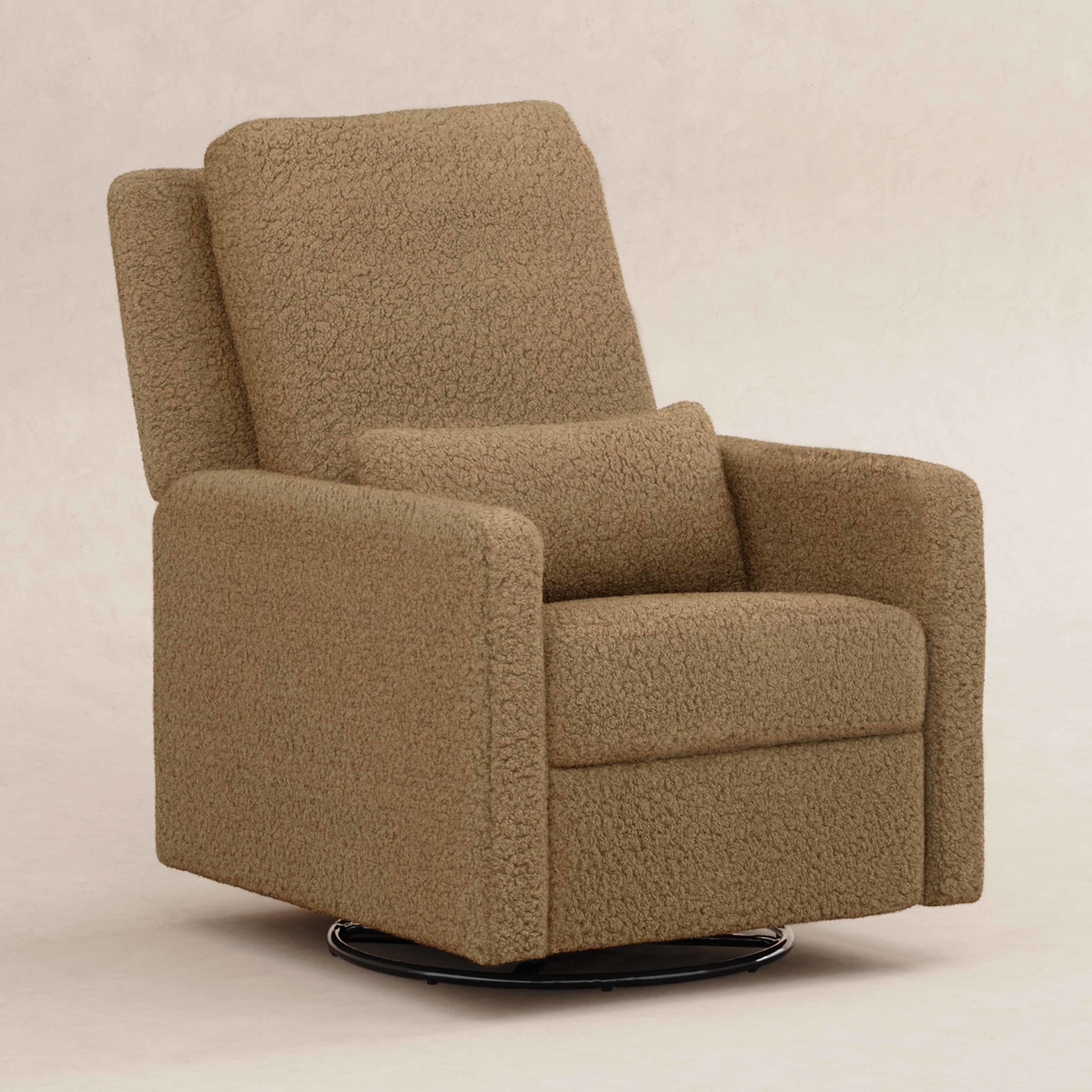 Recliner and Swivel Glider in Shearling