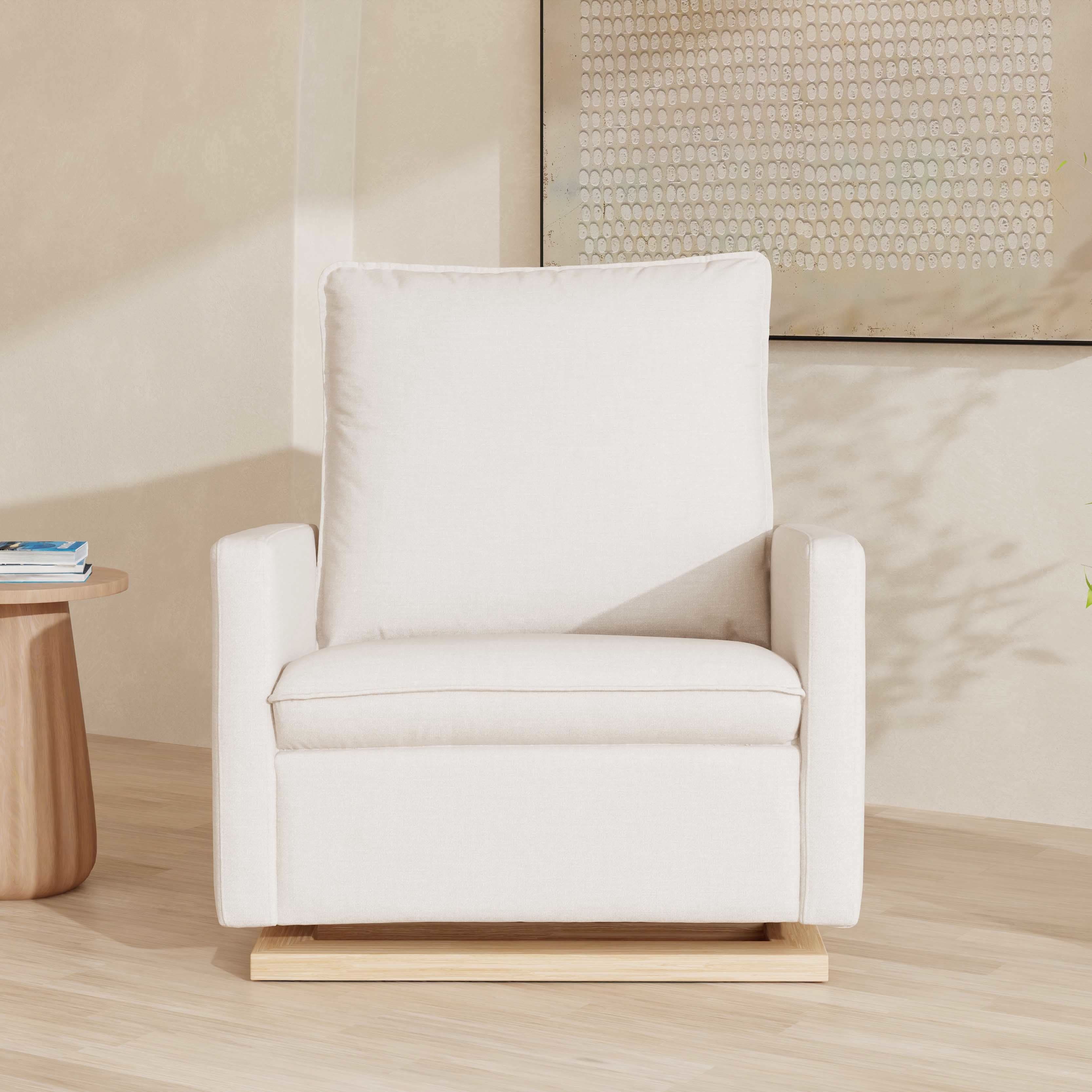 Pillowback Chair and a Half Glider in Eco-Performance Fabric | Water Repellent & Stain Resistant