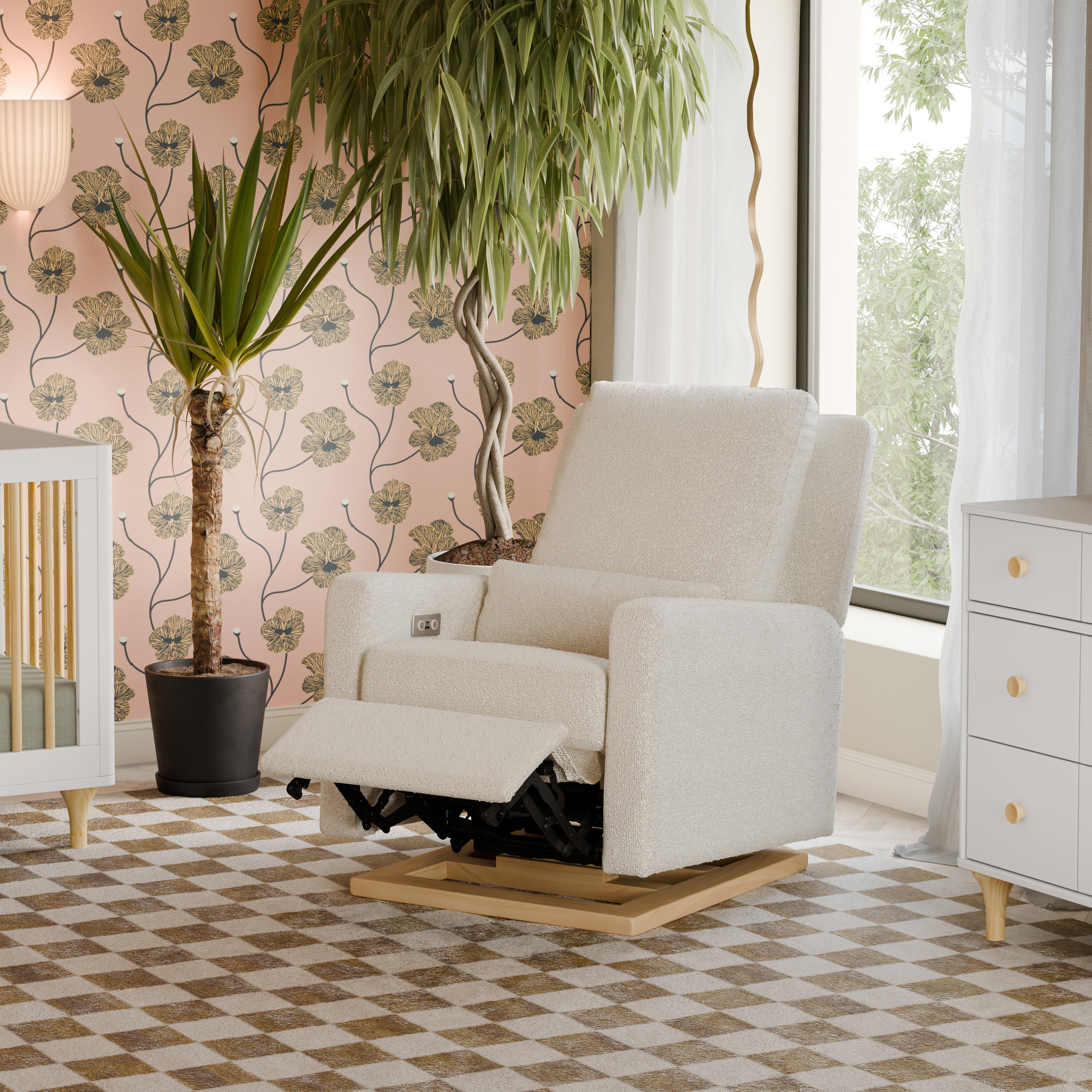 Electronic Recliner and Glider with USB Port