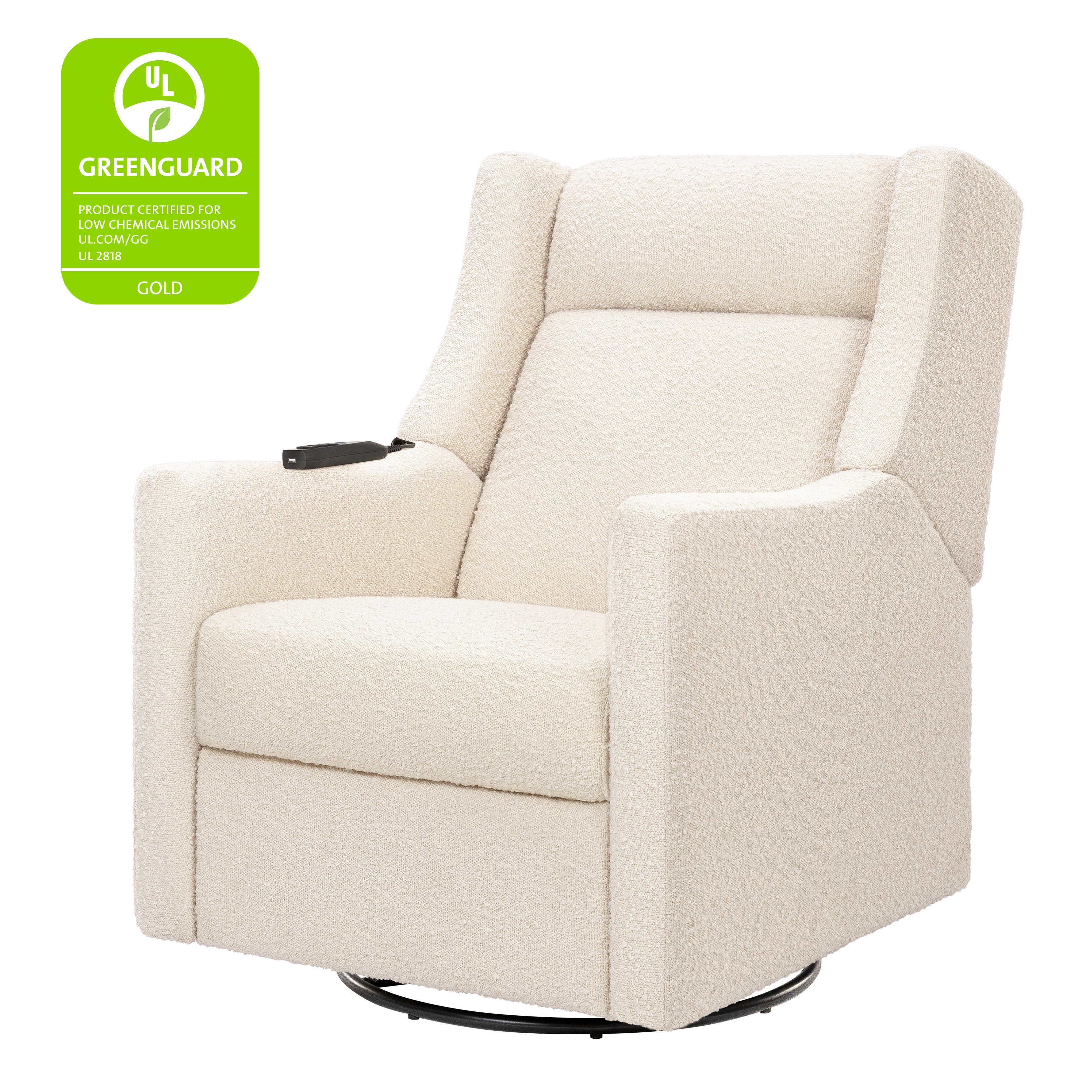 Deluxe Power Recliner and Swivel Glider with Heat and Massage