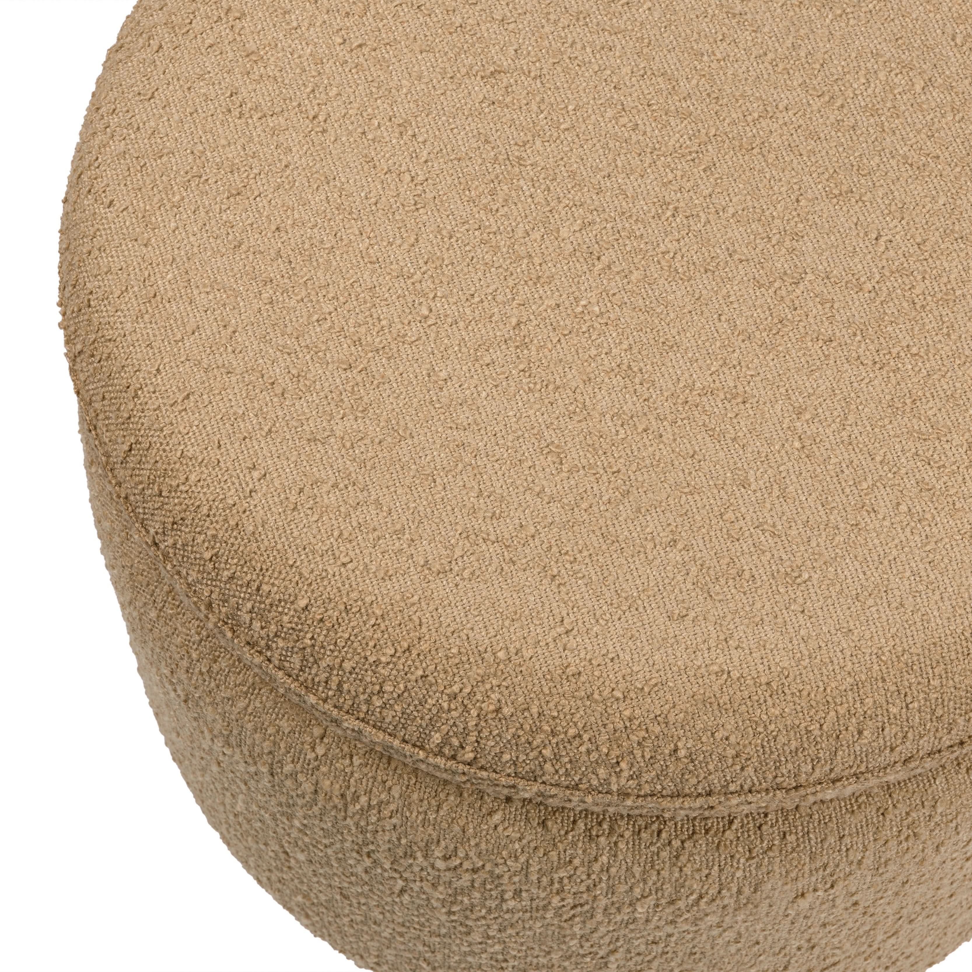 Storage Ottoman in Boucle