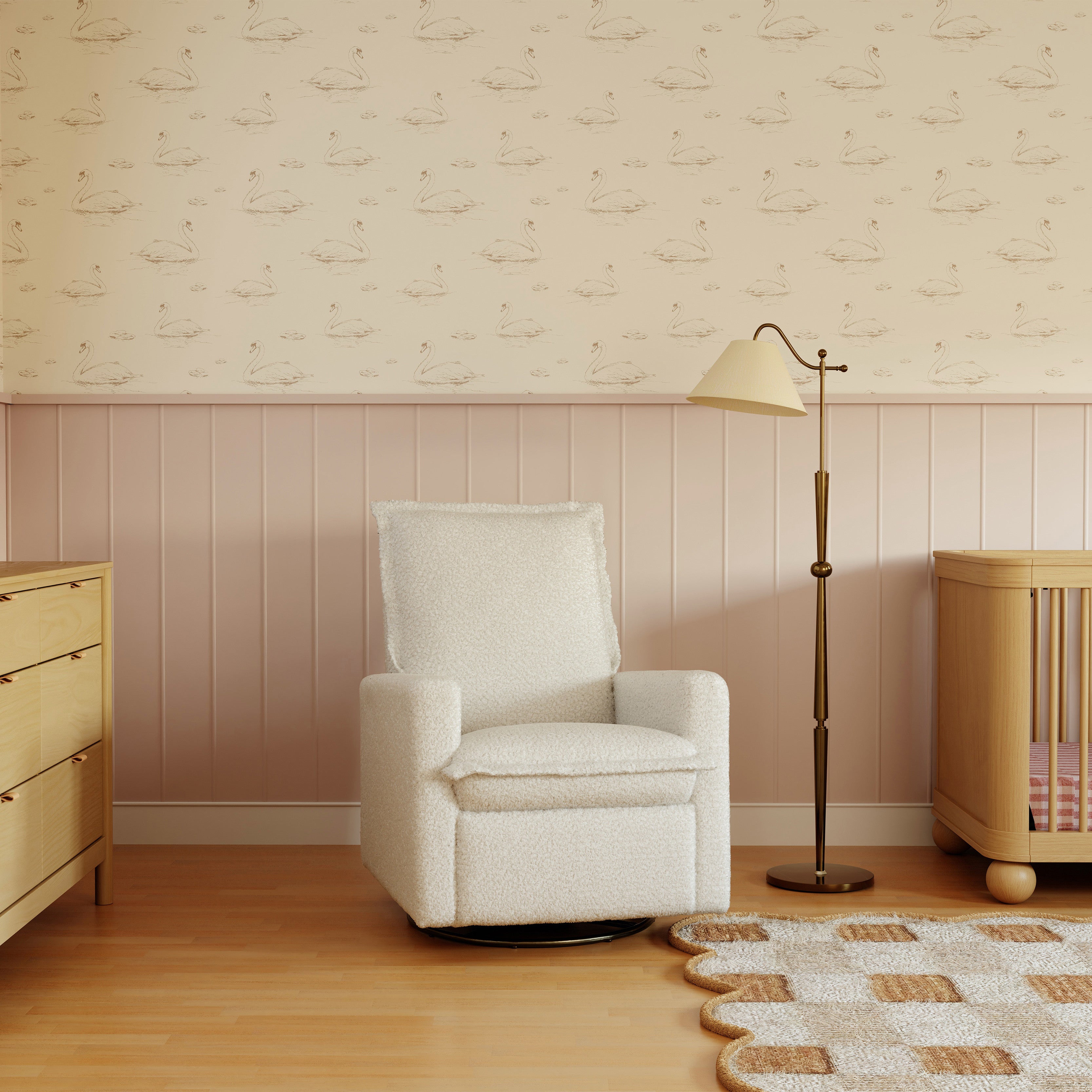 Flange Recliner and Swivel Glider