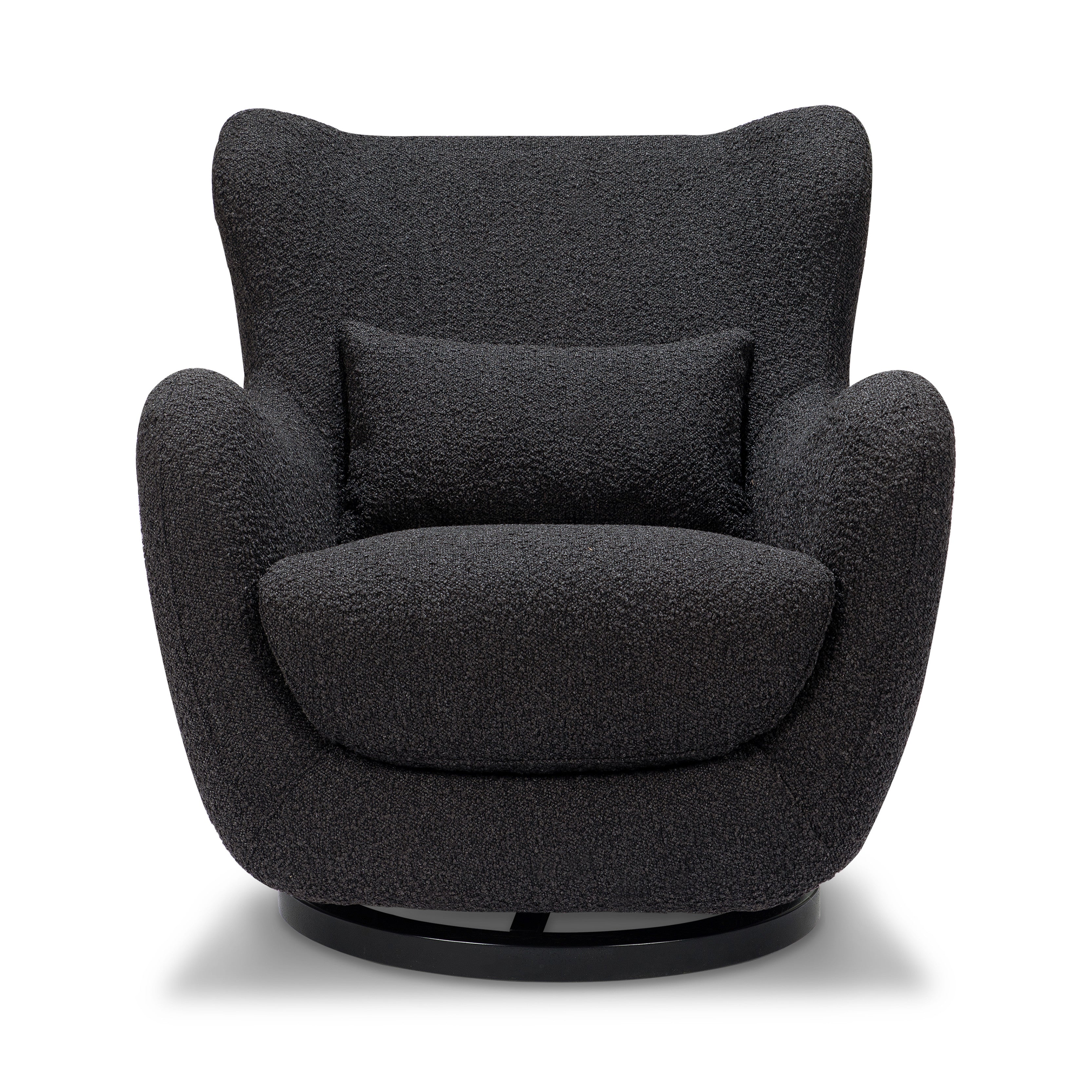 Swivel Glider in Boucle