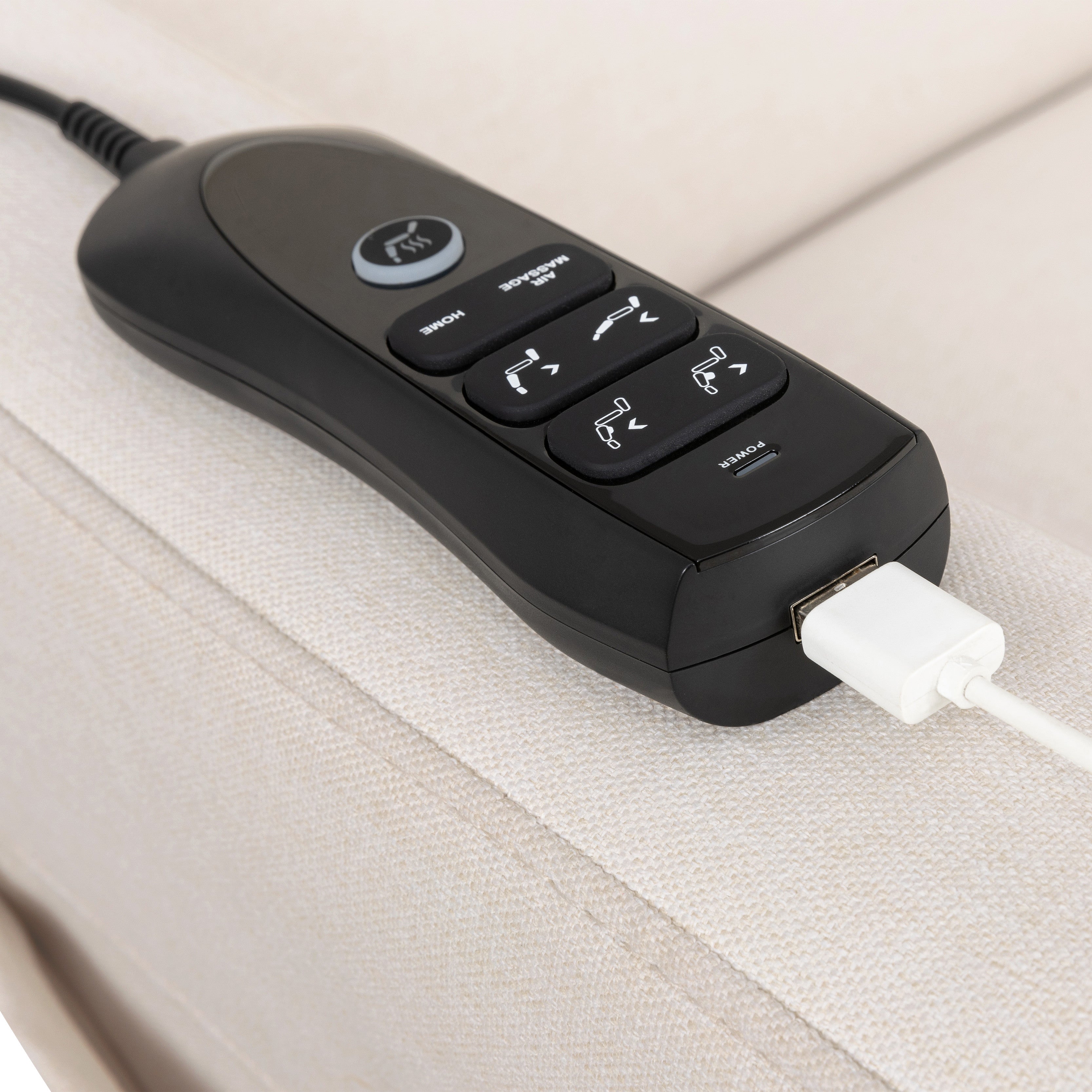 Deluxe Power Recliner and Swivel Glider with Heat and Massage