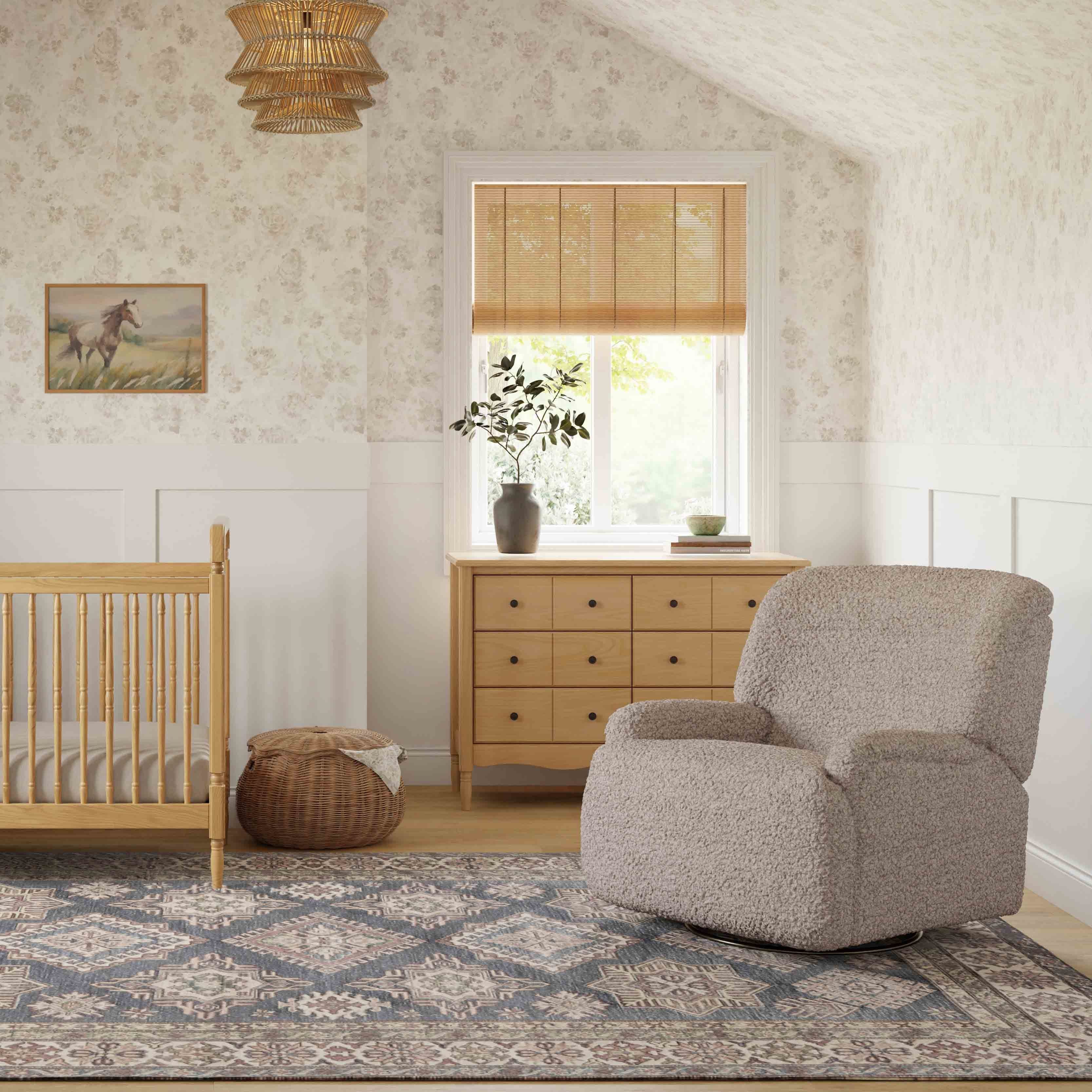 Extra Wide Recliner and Swivel Glider