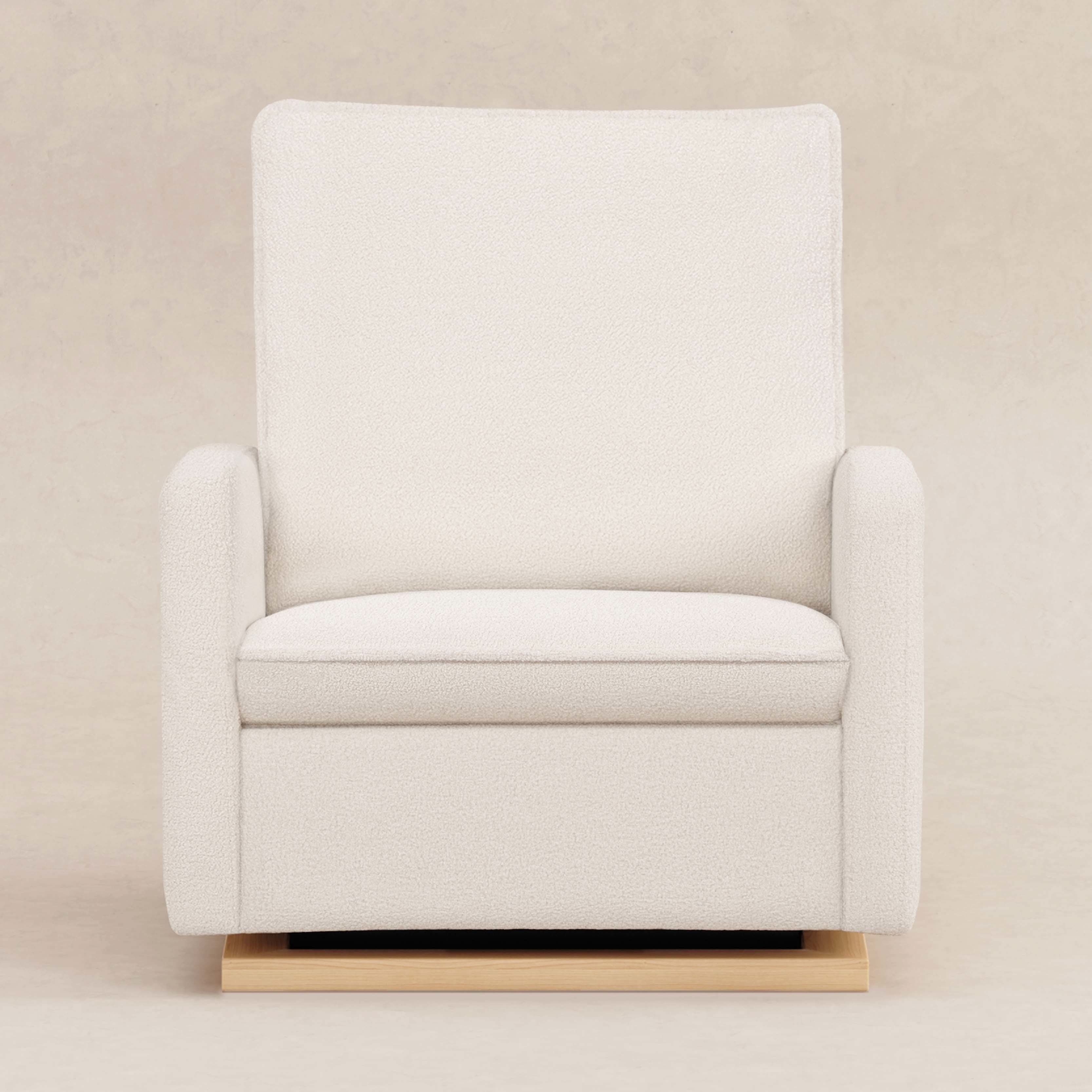 Pillowback Chair and a Half Glider in Fleece