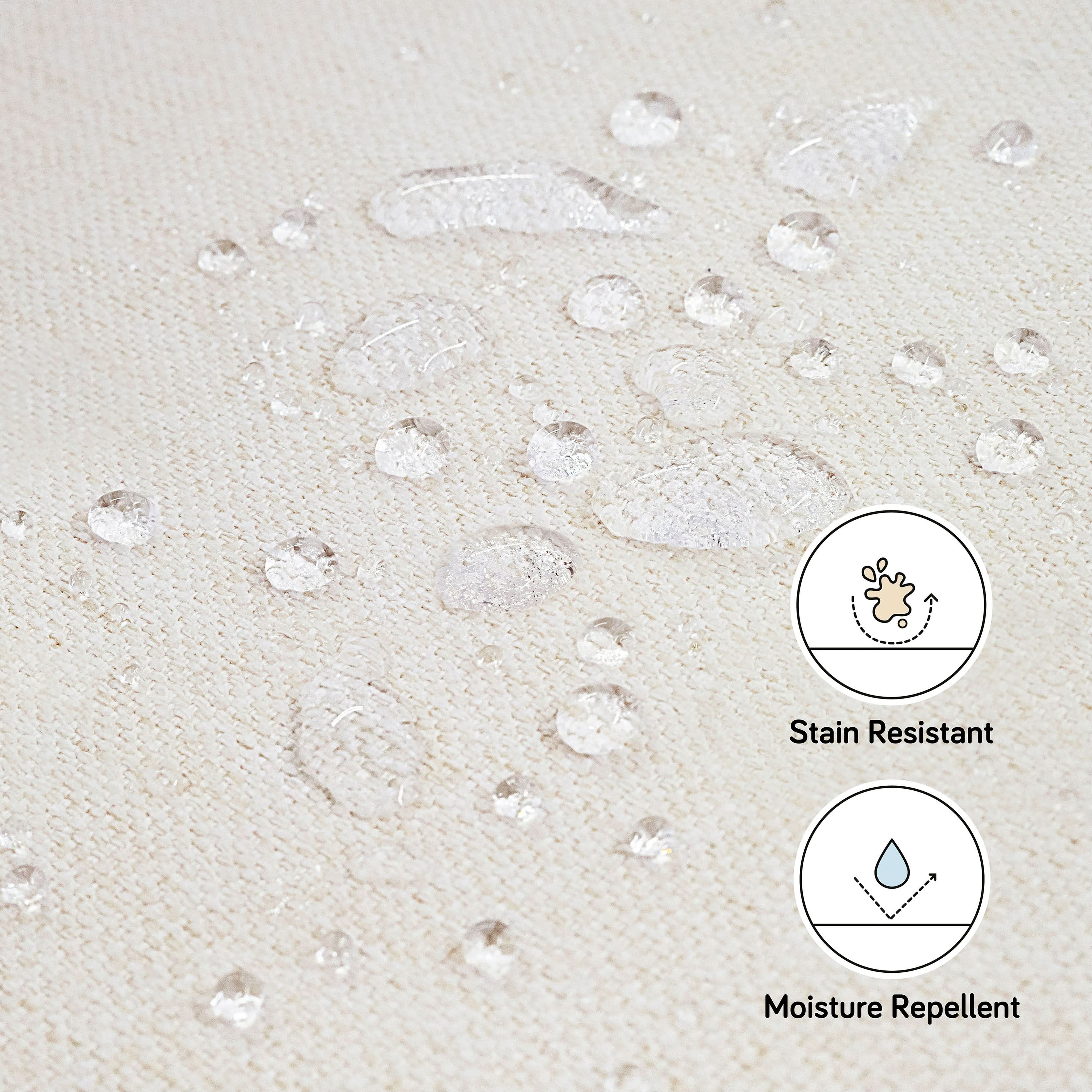 Tuba Gliding Ottoman in Eco-Performance Fabric | Water Repellent & Stain Resistant