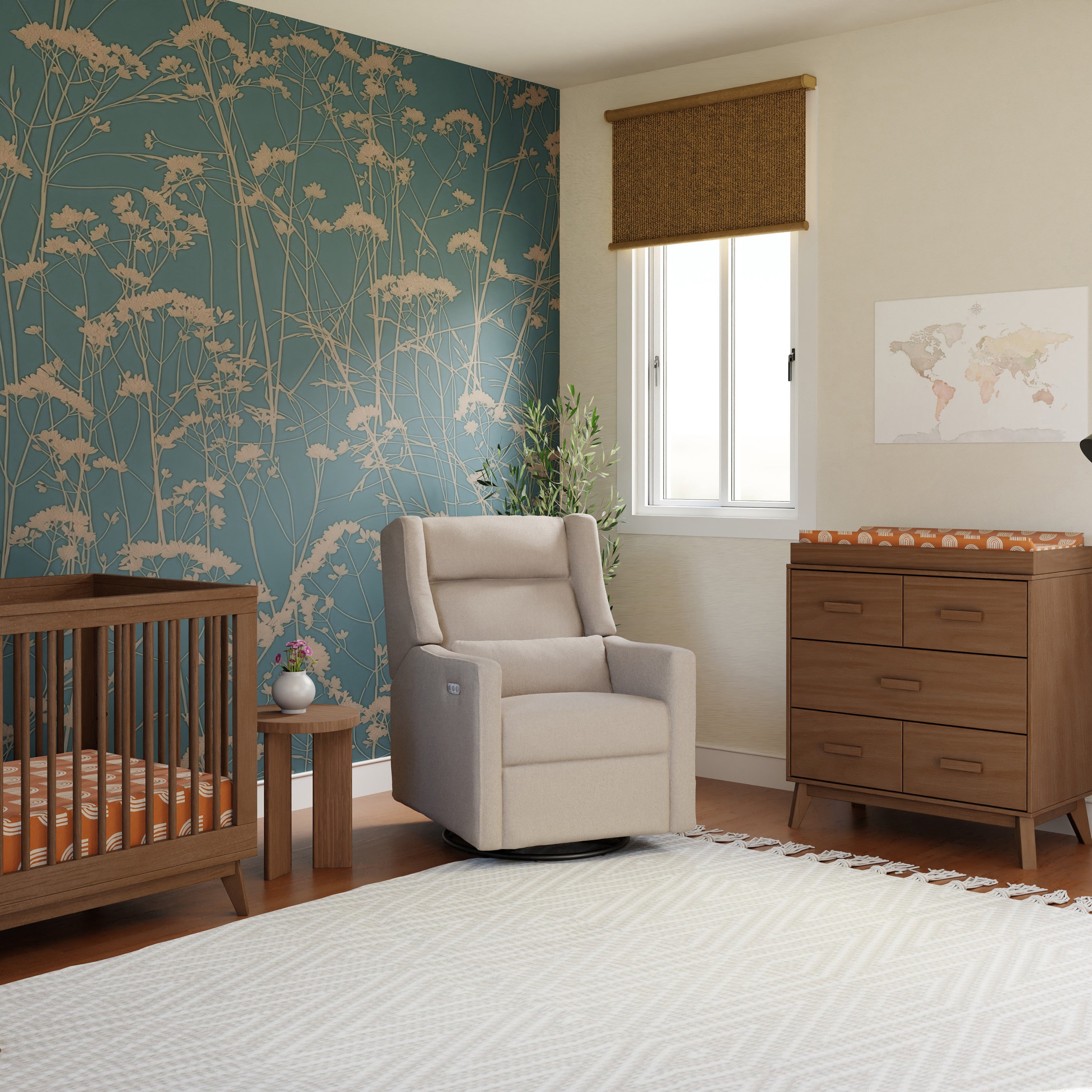 Kiwi Plus Power Recliner and Swivel Glider with Power Adjustable Headrest and USB Port