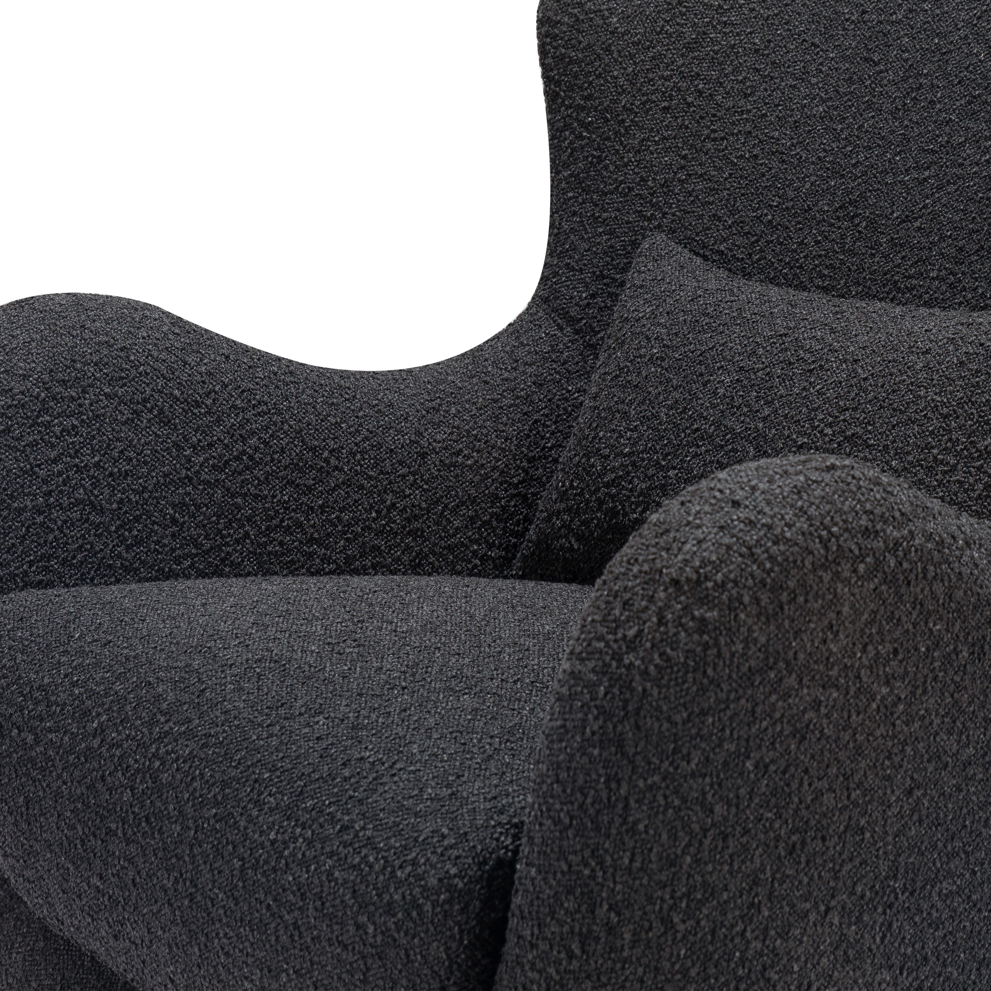 Swivel Glider in Boucle