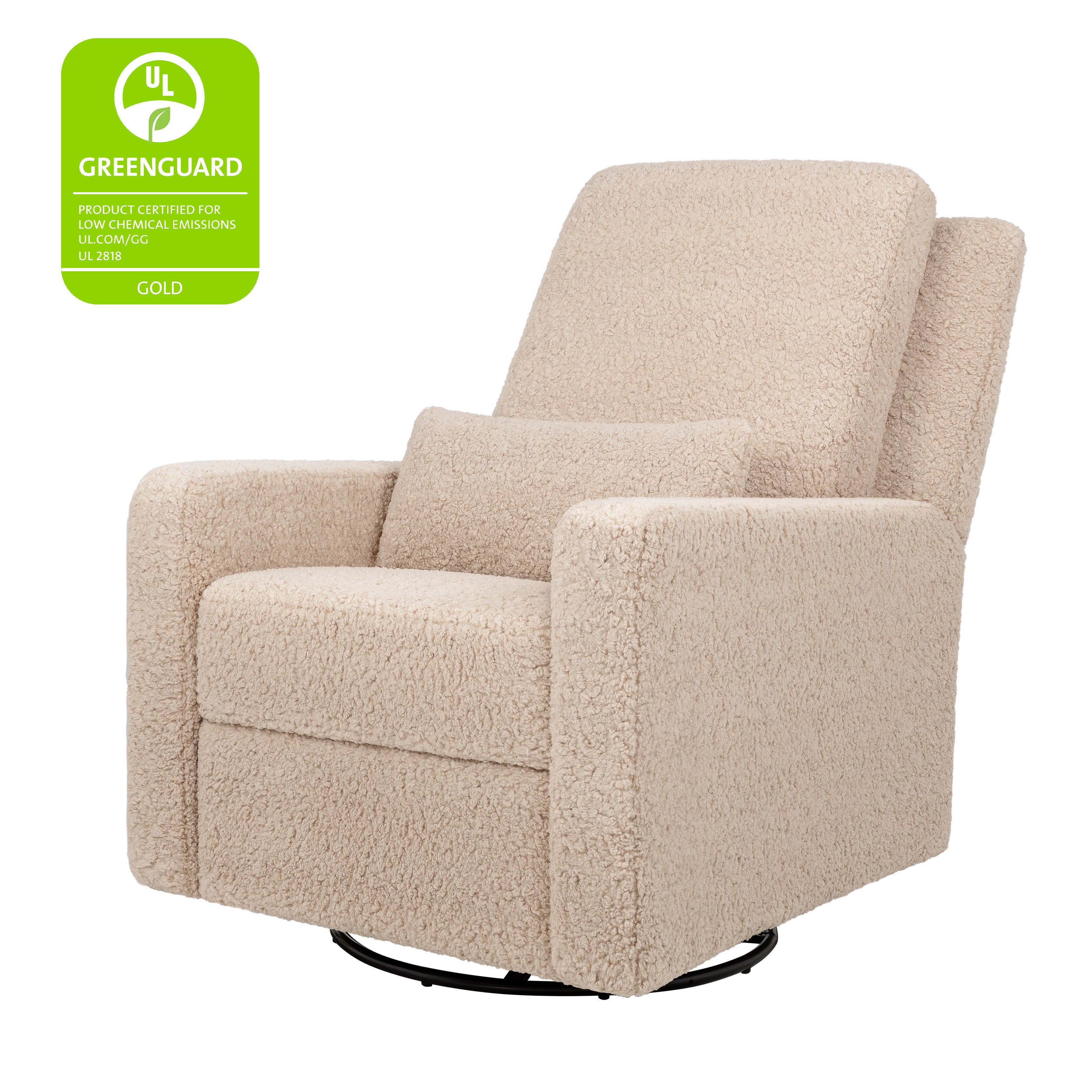 Recliner and Swivel Glider in Shearling