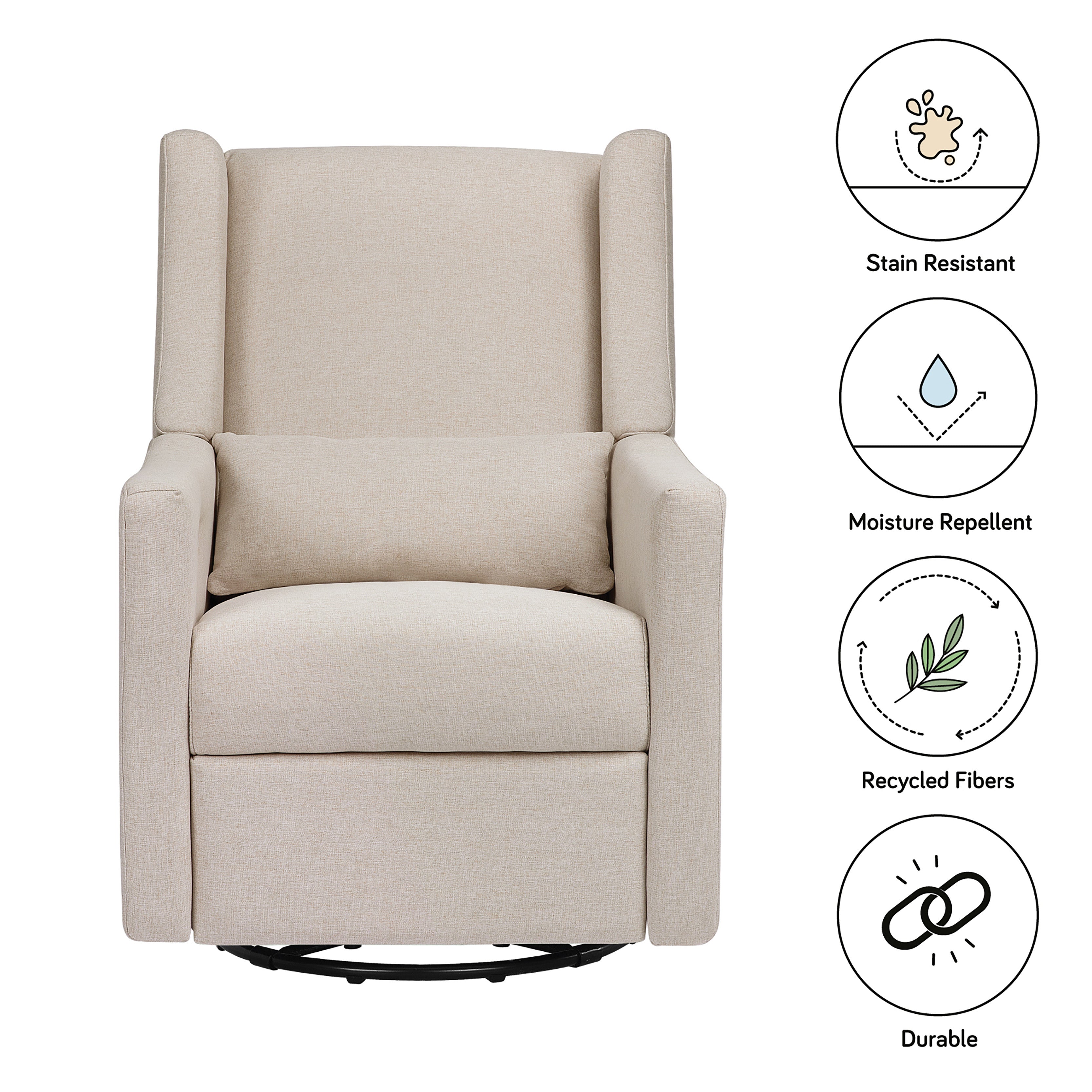 Electronic Recliner and Swivel Glider with USB port