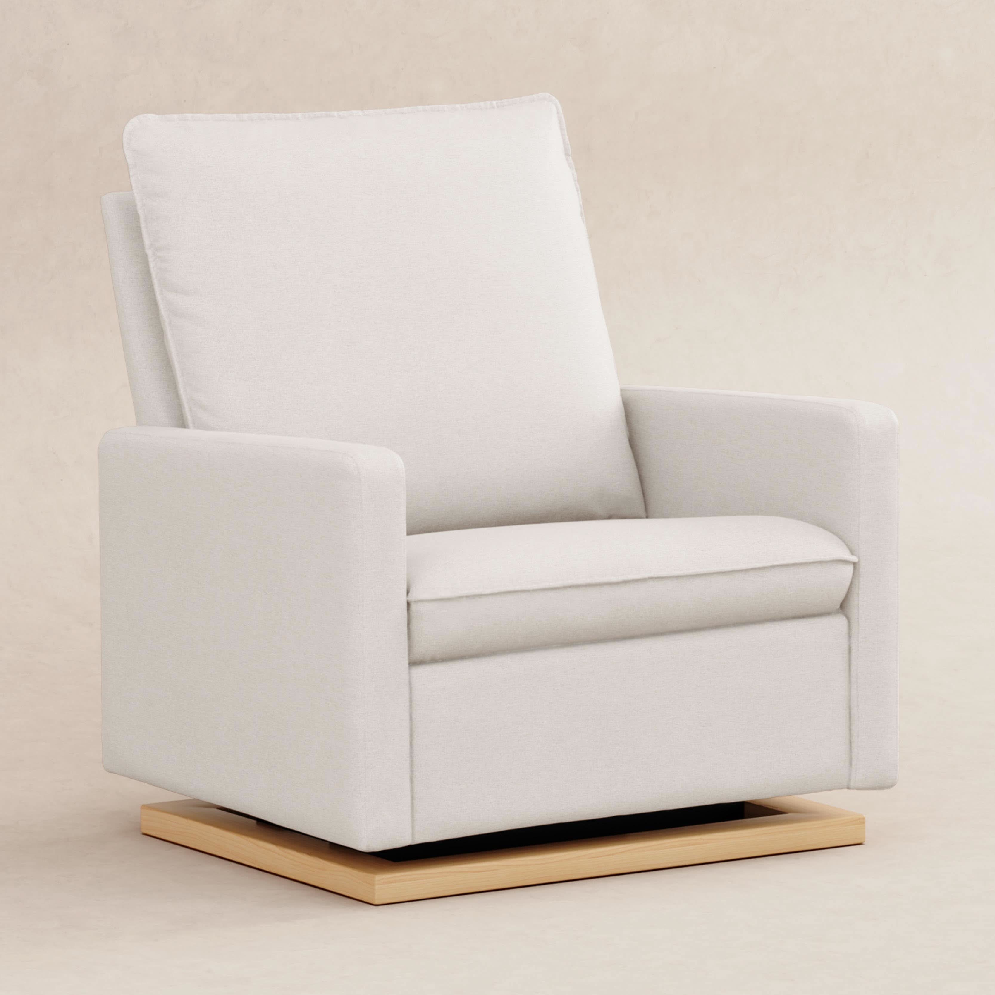 Pillowback Chair and a Half Glider in Eco-Performance Fabric | Water Repellent & Stain Resistant
