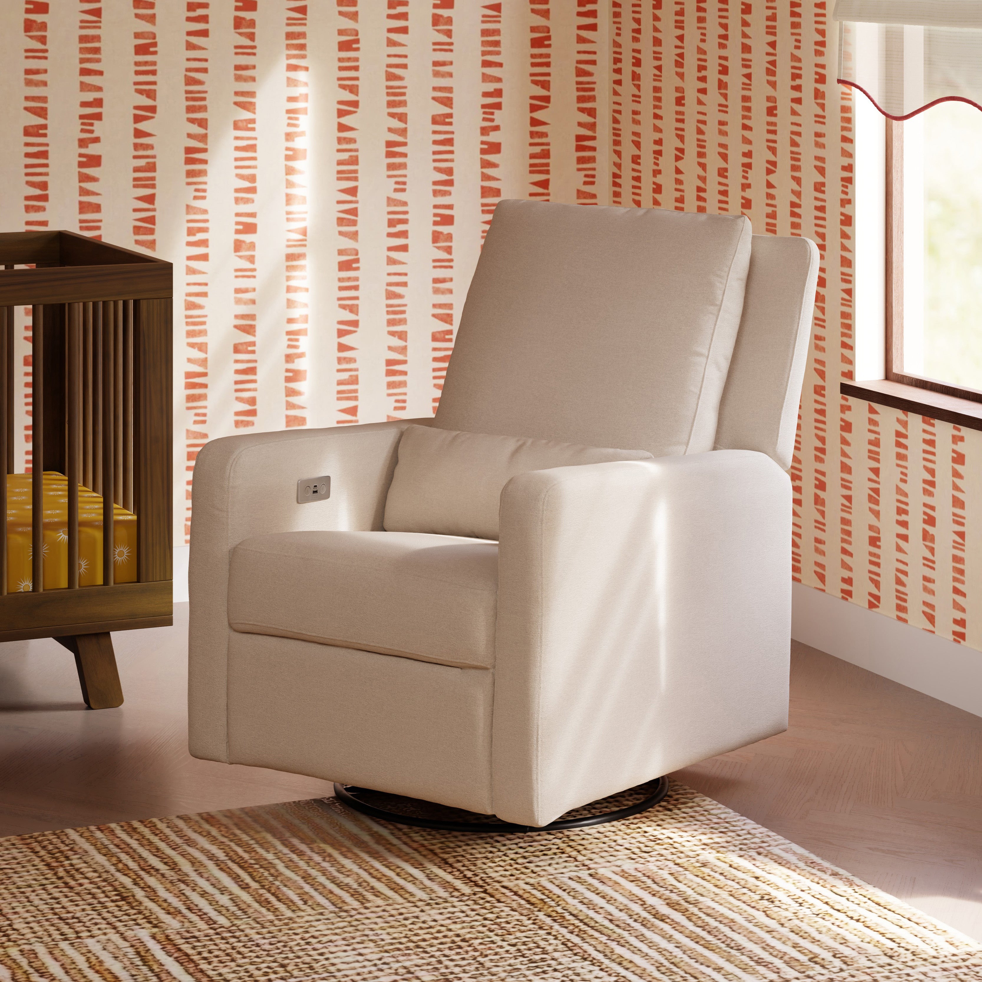 Electronic Recliner and Swivel Glider with USB port