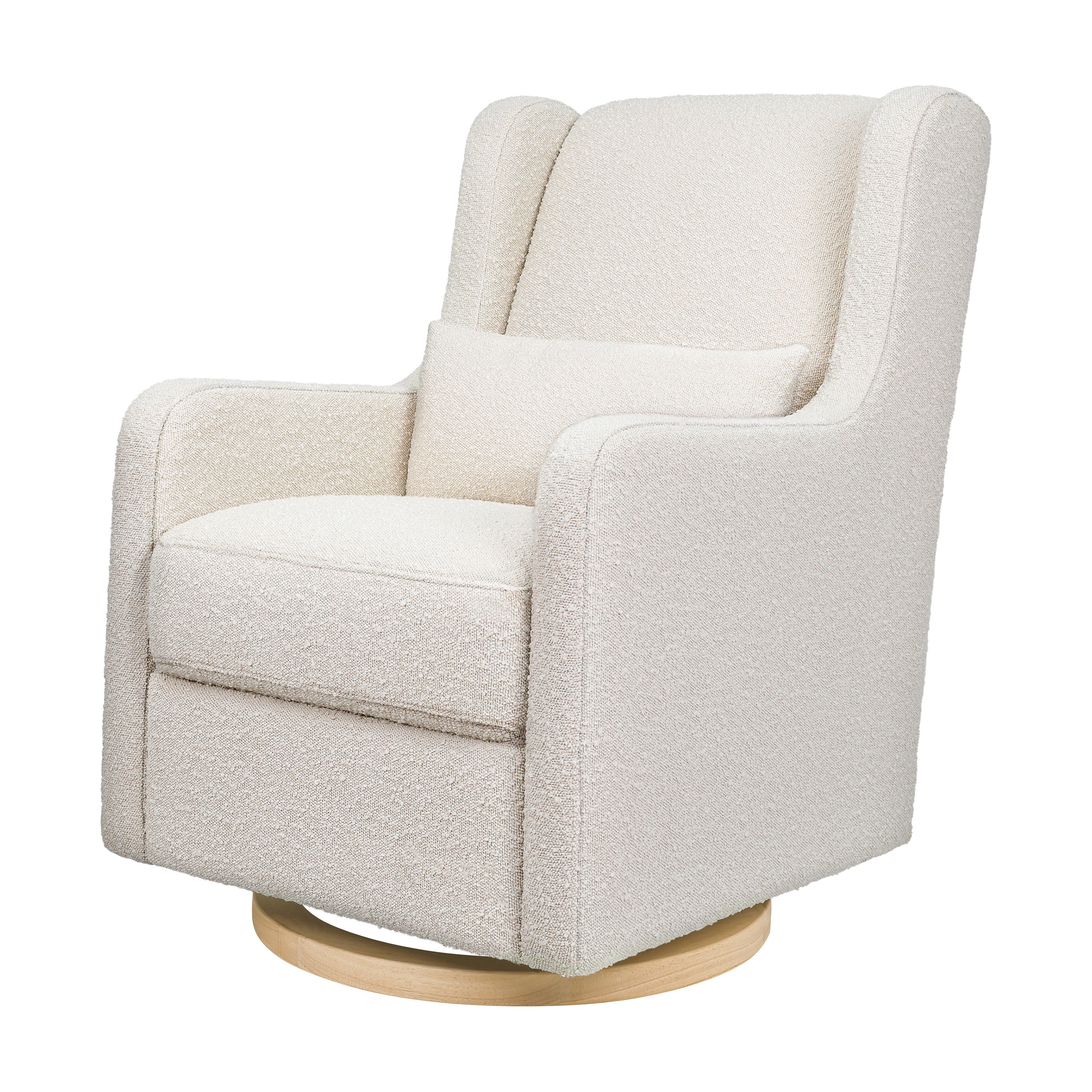 Swivel Glider in Boucle