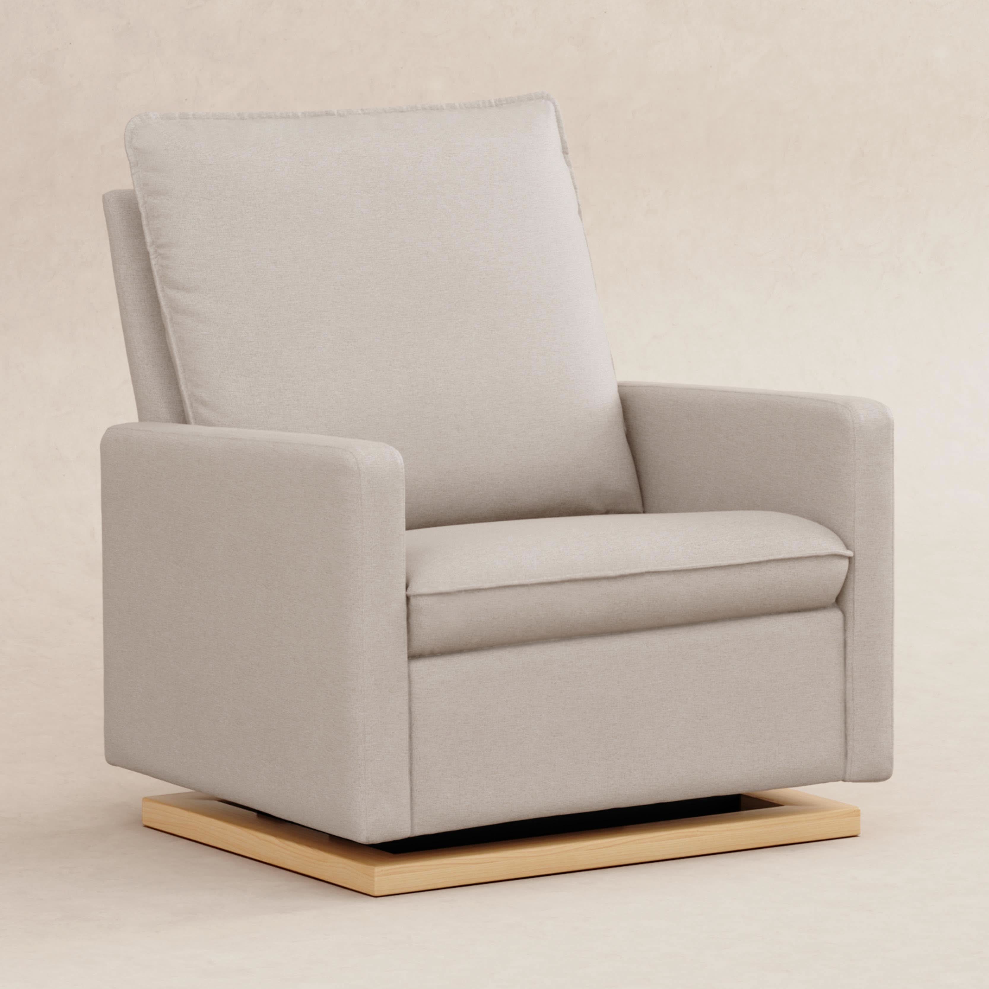 Pillowback Chair and a Half Glider in Eco-Performance Fabric | Water Repellent & Stain Resistant