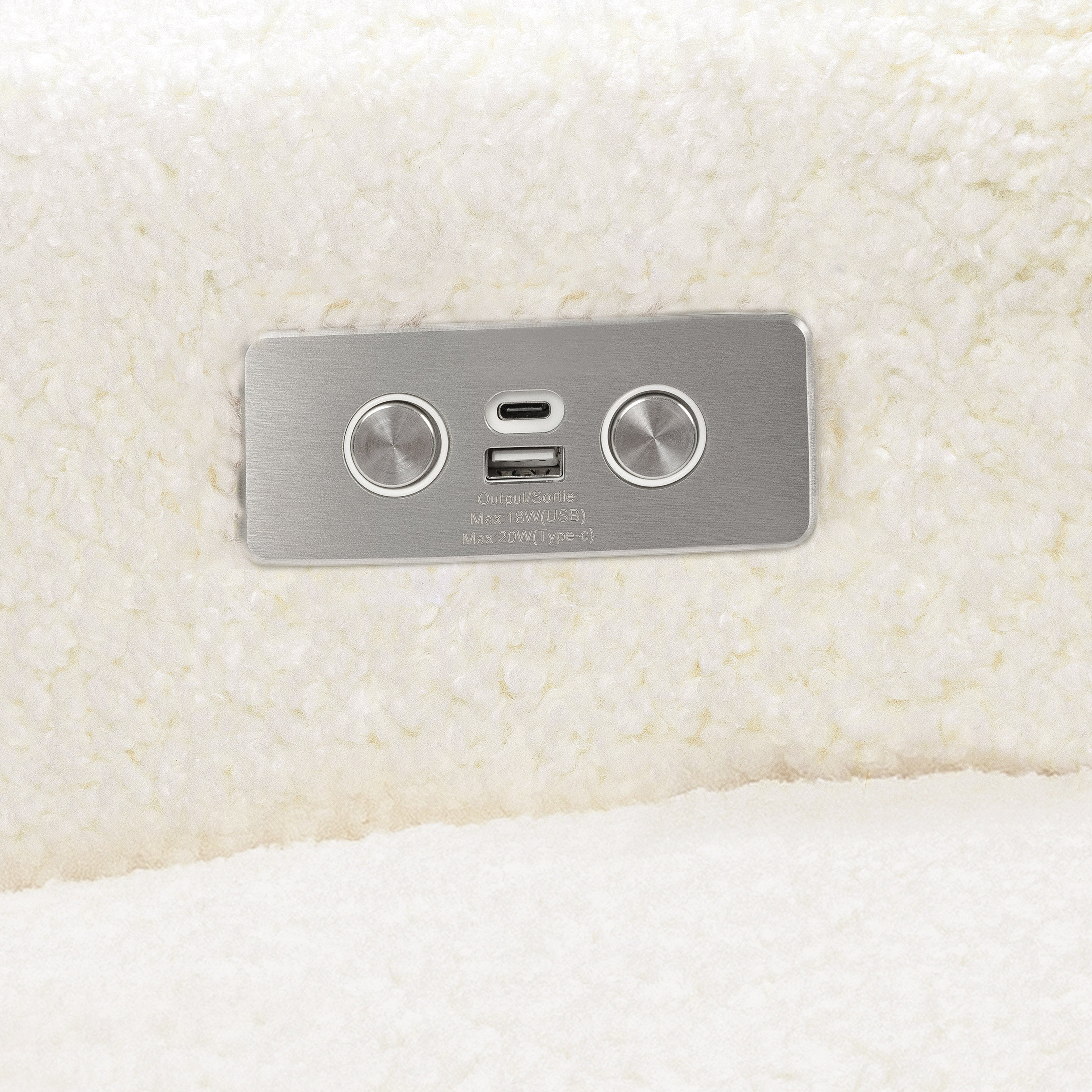 Electronic Recliner and Glider with USB Port