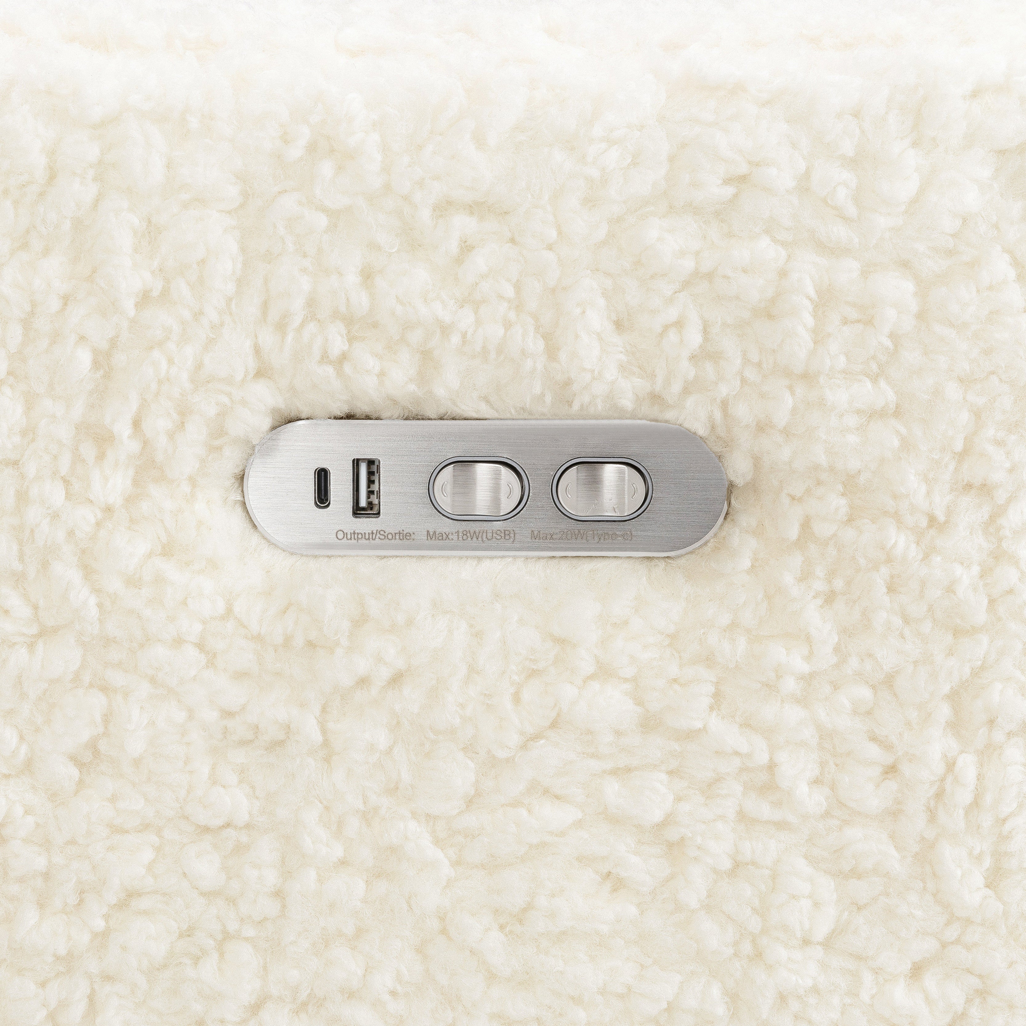 Kiwi Plus Power Recliner and Swivel Glider with Power Adjustable Headrest and USB Port