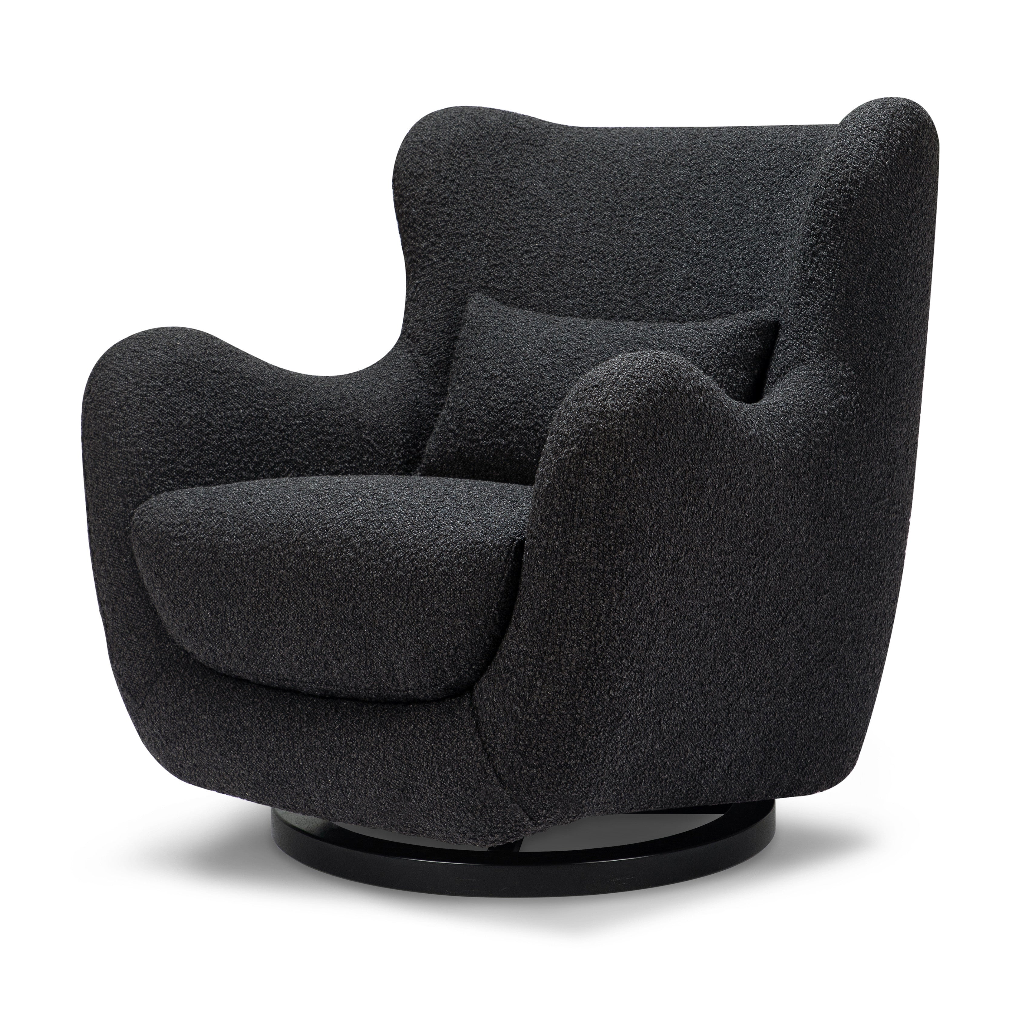 Swivel Glider in Boucle