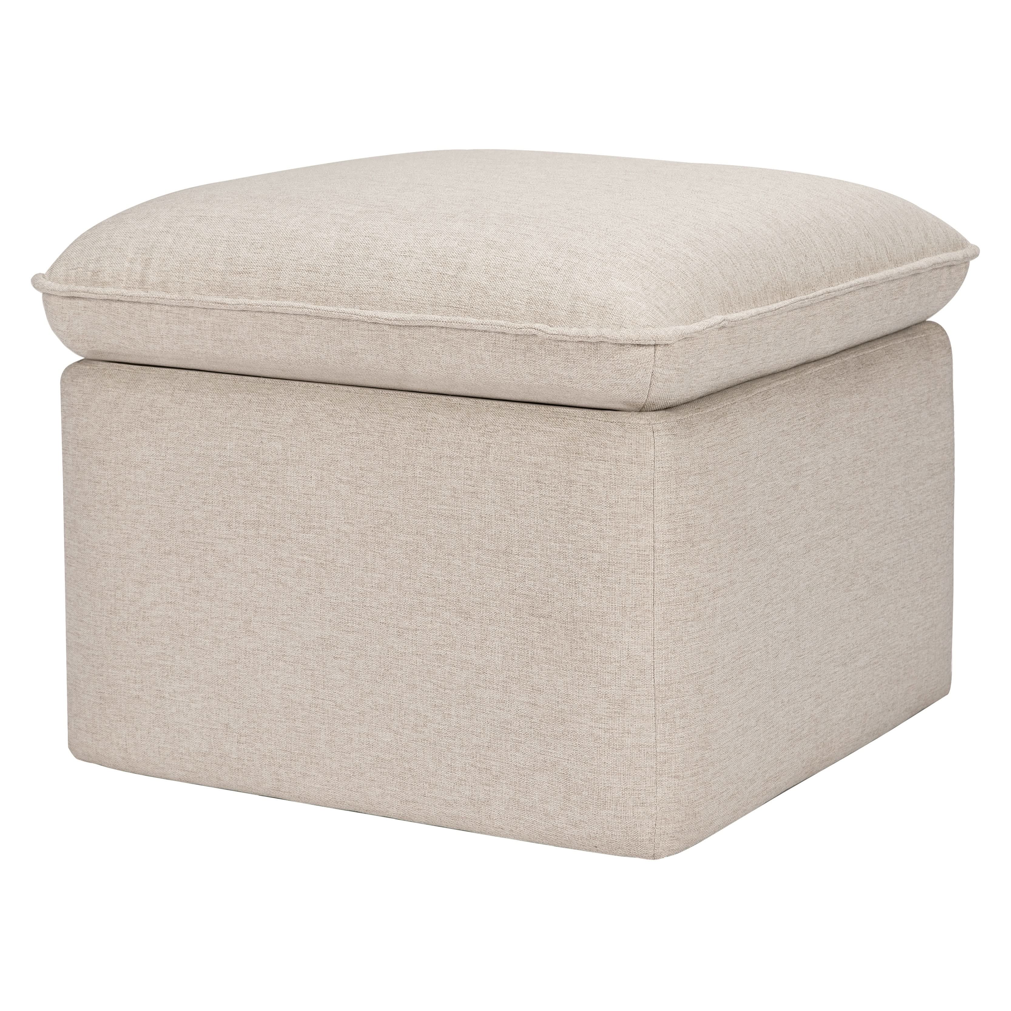 Storage Ottoman in Eco-Performance Fabric | Water Repellent & Stain Resistant