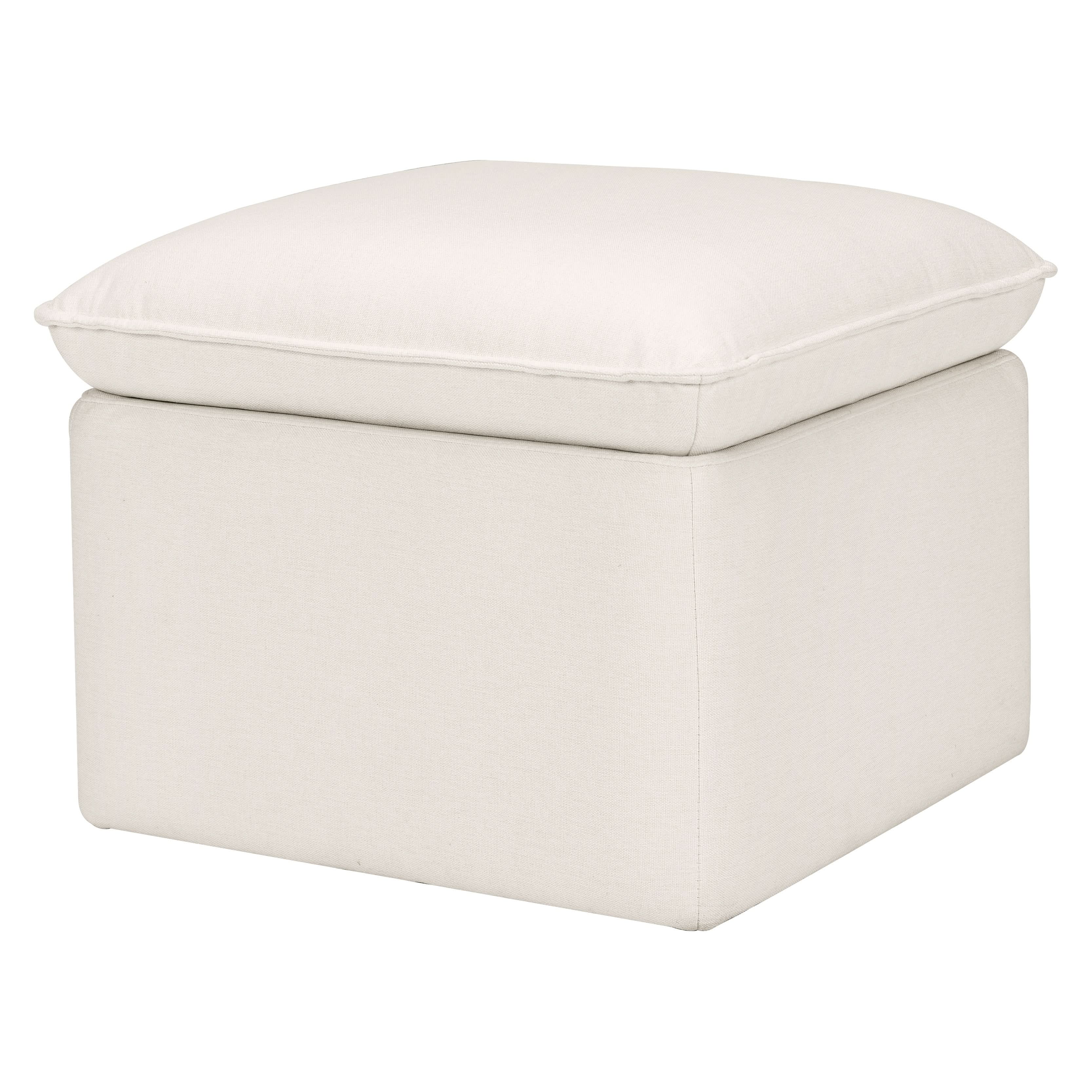 Storage Ottoman in Eco-Performance Fabric | Water Repellent & Stain Resistant