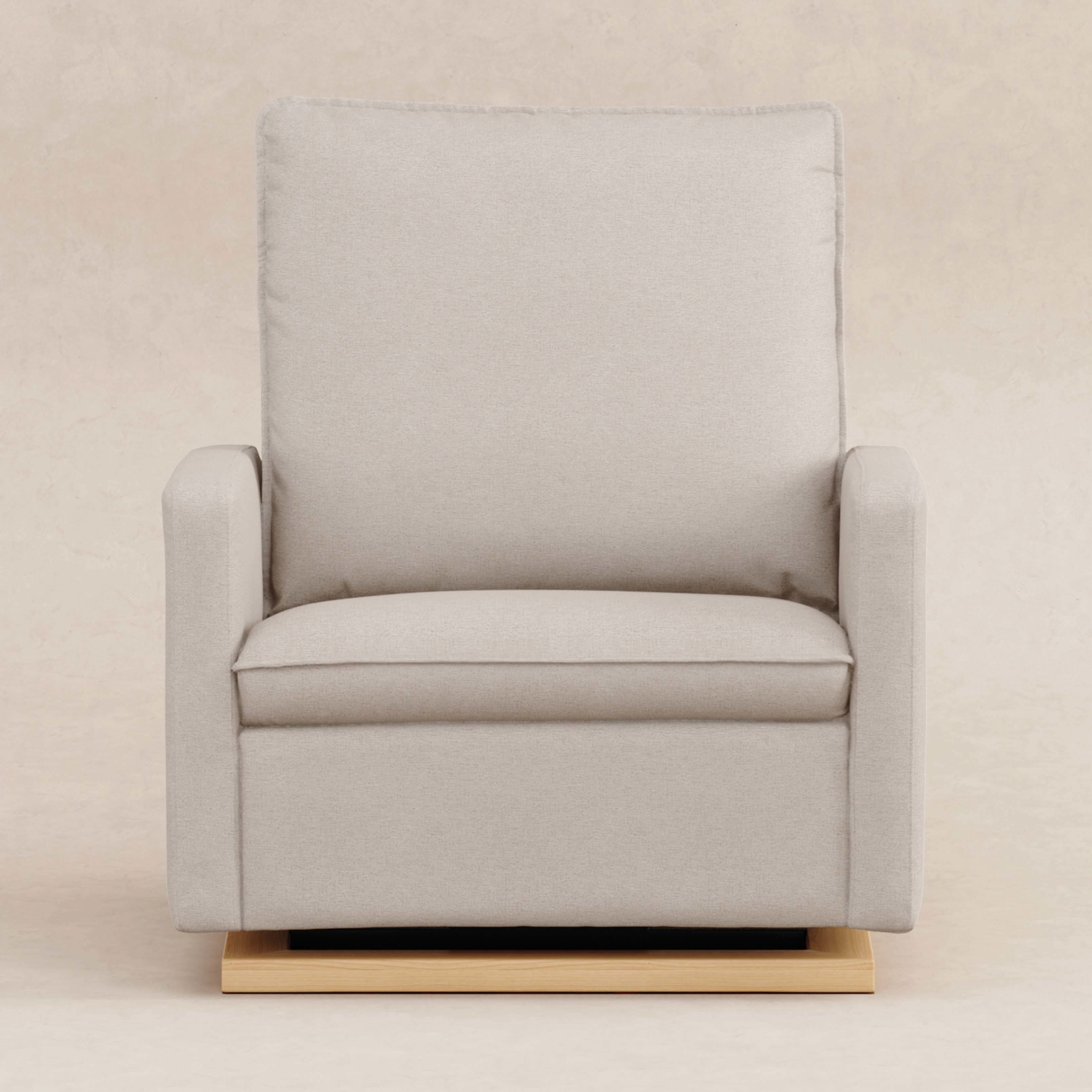Pillowback Chair and a Half Glider in Eco-Performance Fabric | Water Repellent & Stain Resistant