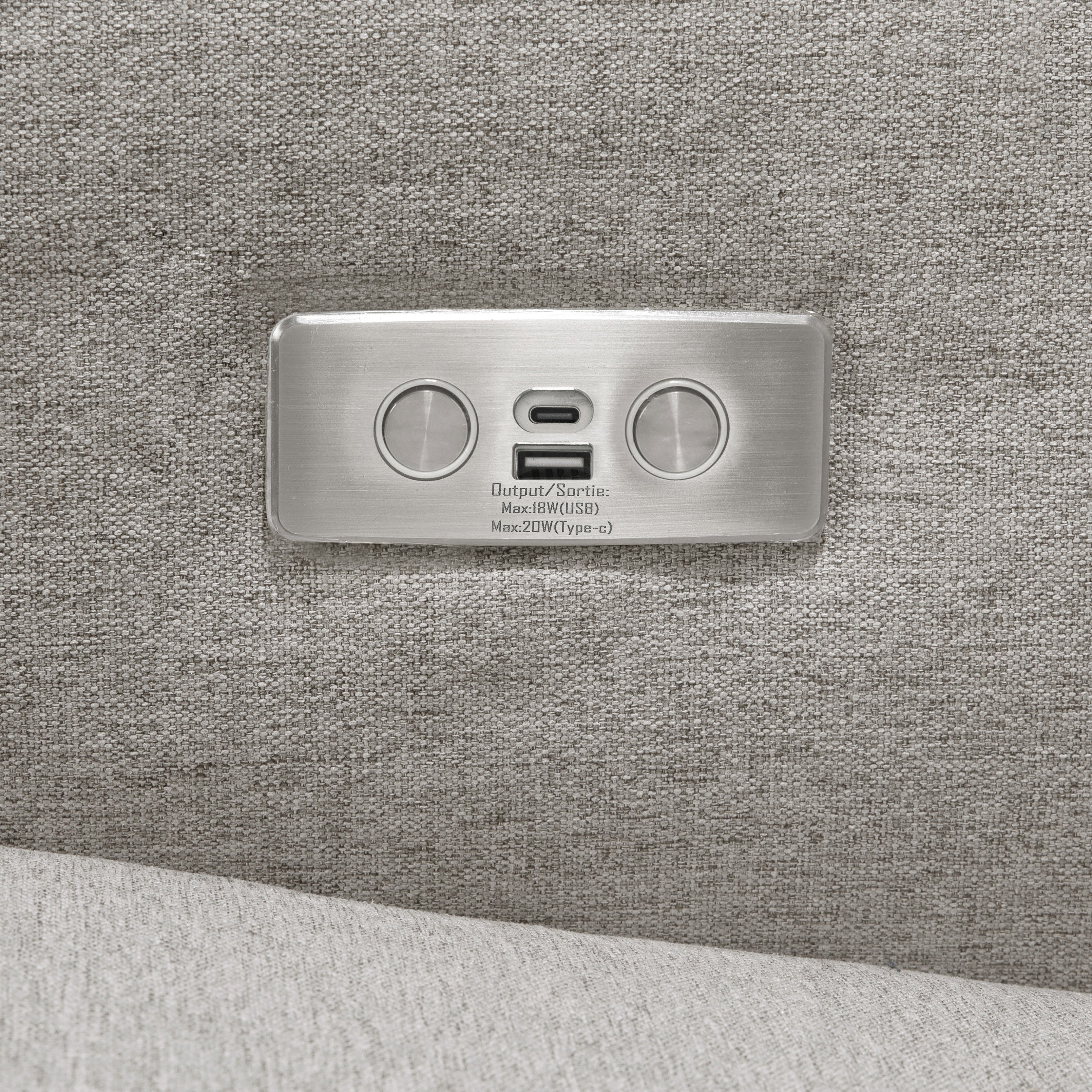 Electronic Recliner and Glider with USB Port